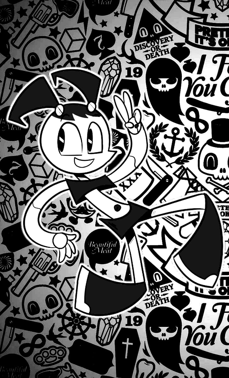 800x1316 Black MLAATR Sticker, cartoon, dark, light, white, xj HD phone wallpaper