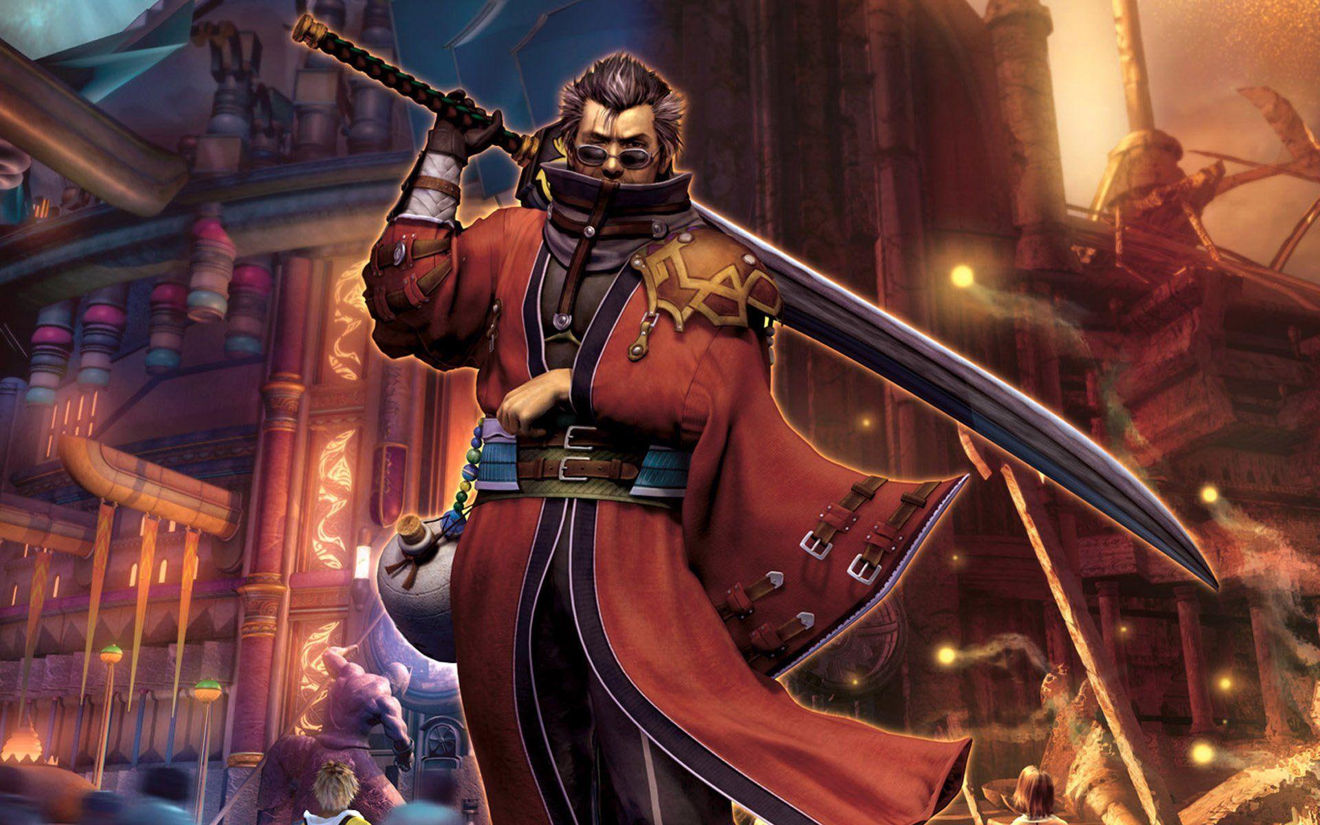 Auron Wallpapers Top Free Auron Backgrounds Wallpaperaccess