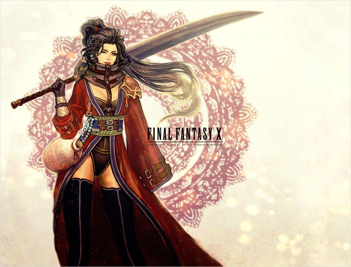 1128x858 Auron Fantasy X Anime Image Board