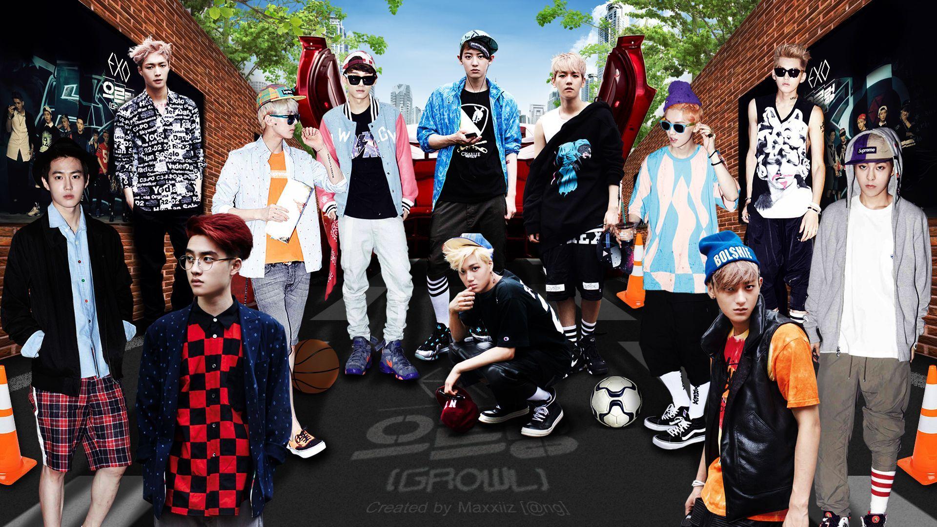 1920x1080 EXO Growl Teaser Dekstop Wallpaper HD Backgroundaga. Exo