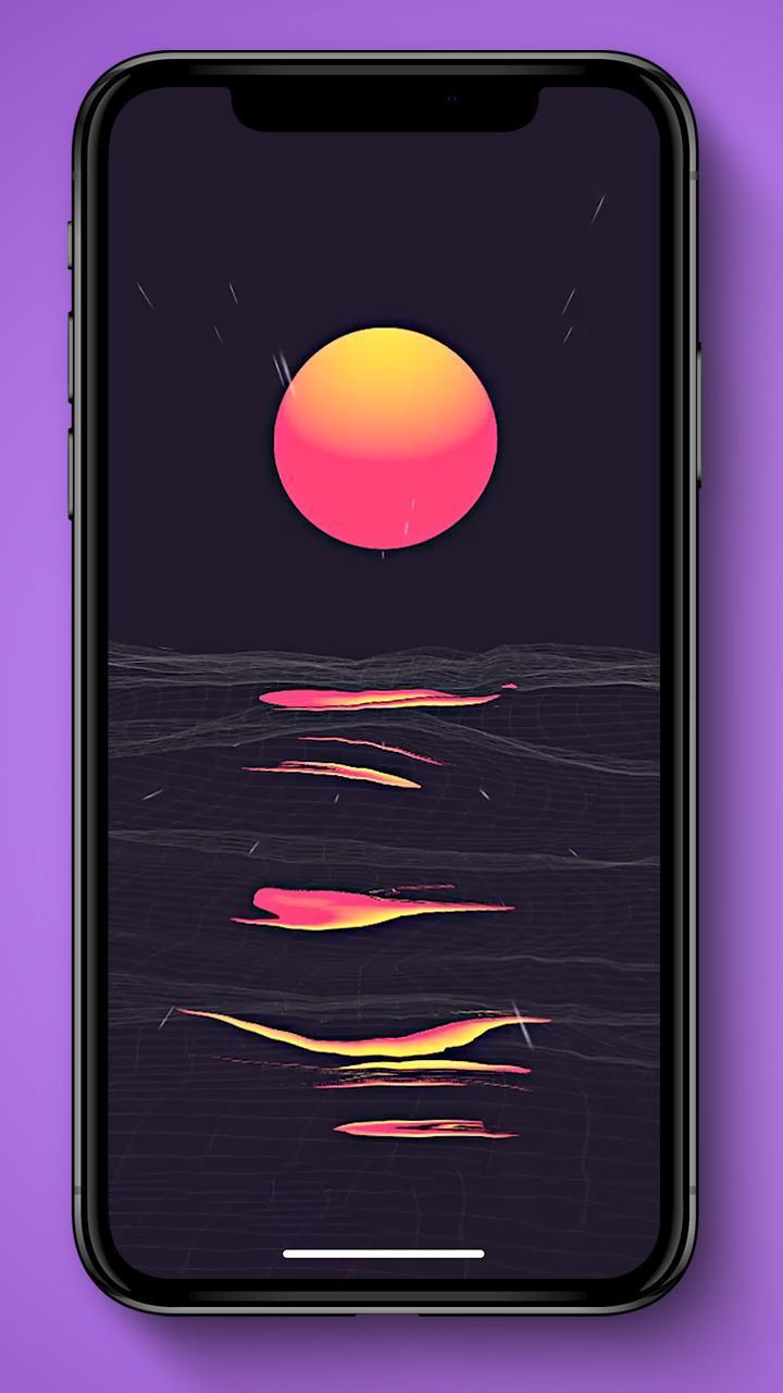 720x1280 Retro Neon Phone Wallpaper