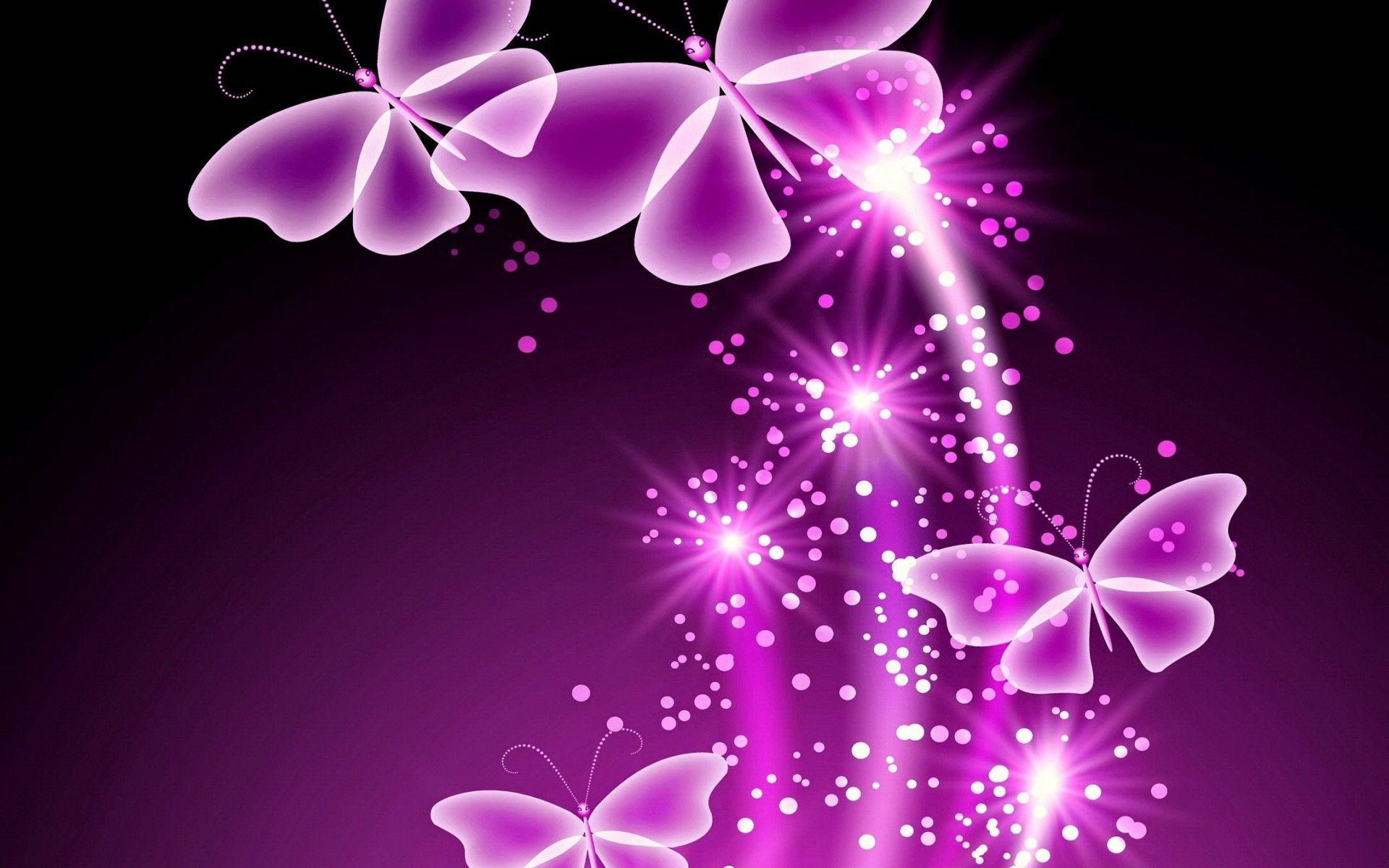 1920x1200 Free download Wallpaper Purple Butterflies HD Wallpaper Expert
