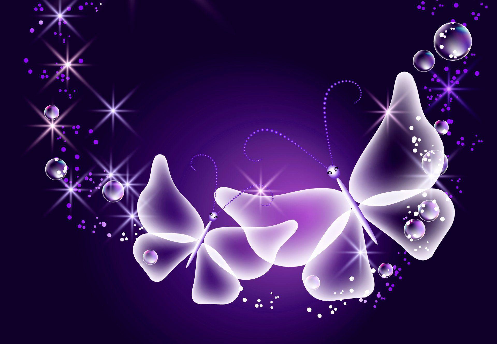 1920x1332 Purple And White Butterfly Background, HD Wallpaper & background