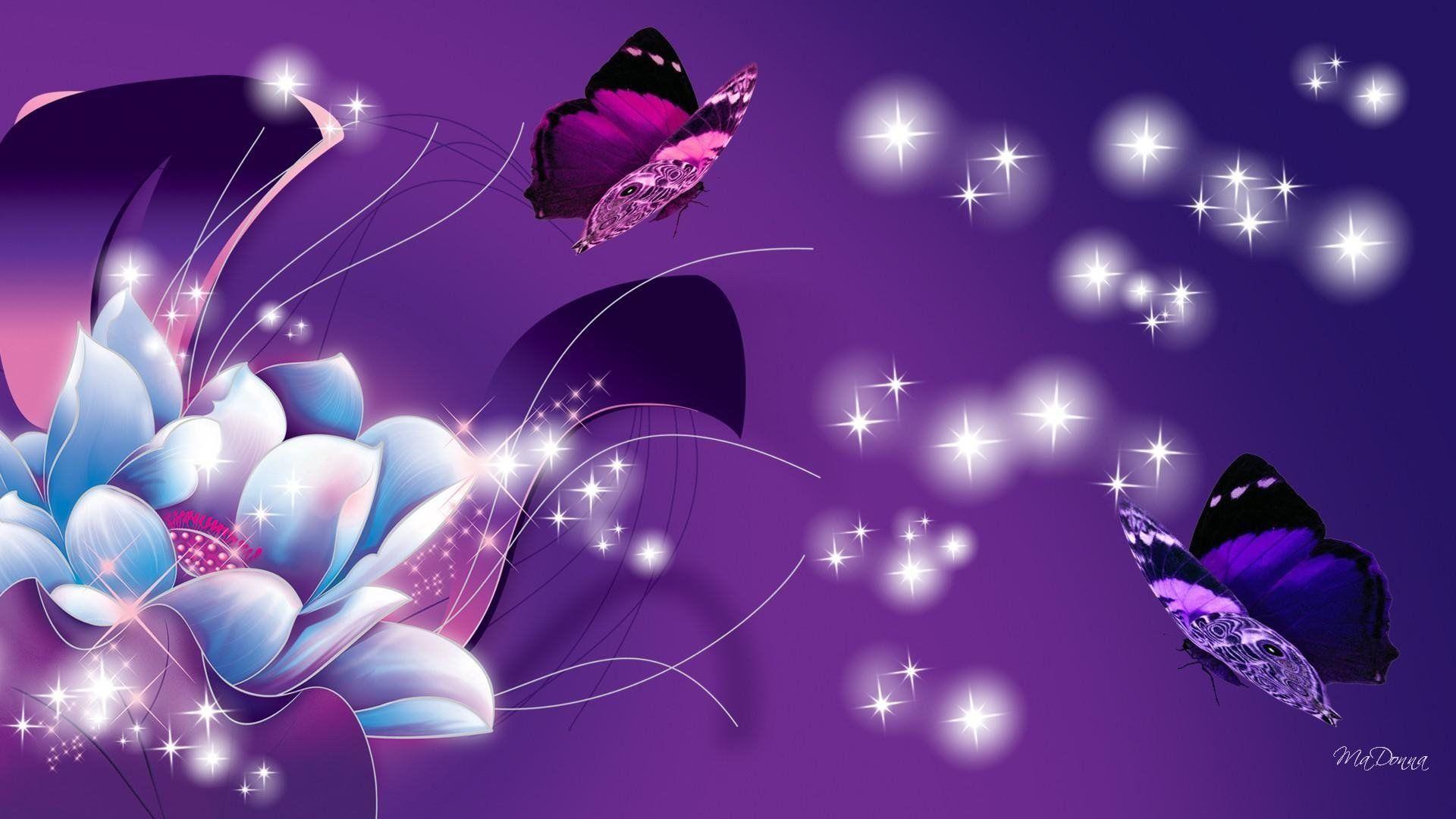 Với hình nền hoa tím và bướm, bạn sẽ được thư giãn cùng những bông hoa tím thơm ngát với chiếc cánh bướm đang trong chuyến bay của mình. Nền hoa tím tạo nên không khí tươi mới và đầy sức sống cho màn hình của bạn.