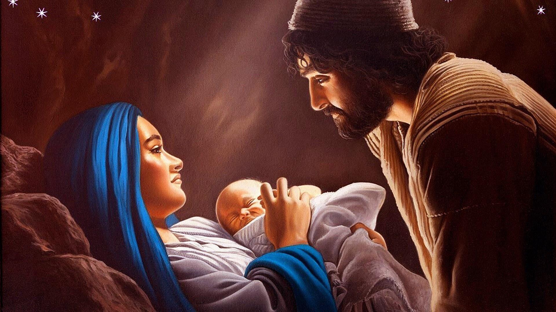1920x1080 Holy Family Wallpaper