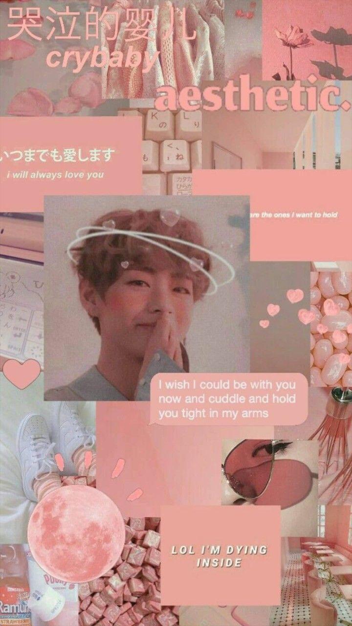 bts wallpaper aesthetic pink Bts dekstop wallpaper edit by me 🍑🎀 req
by @katiefopp