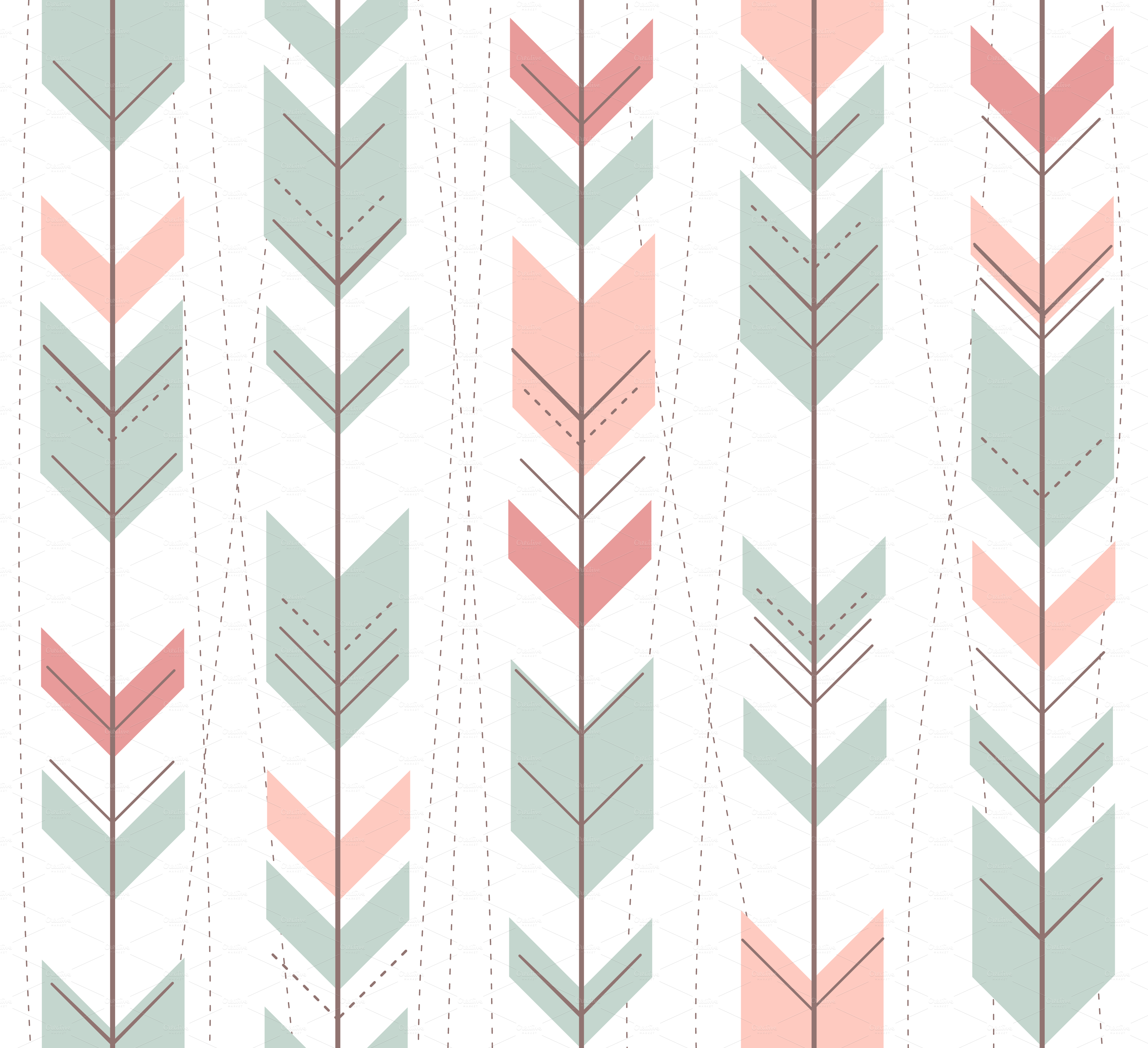 Welcome Colorful Arrows Pattern