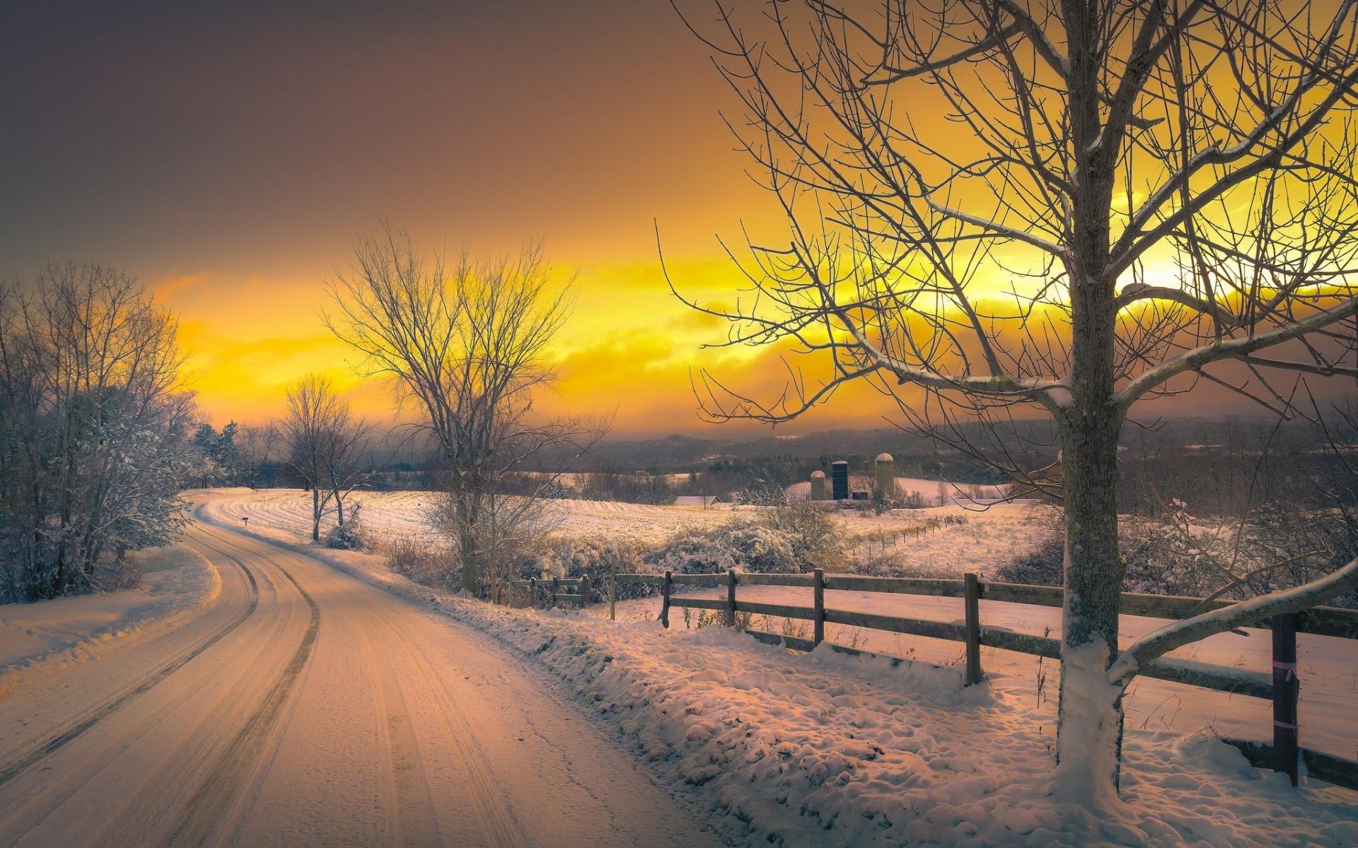 4K Winter Sunset Wallpapers - Top Free 4K Winter Sunset Backgrounds