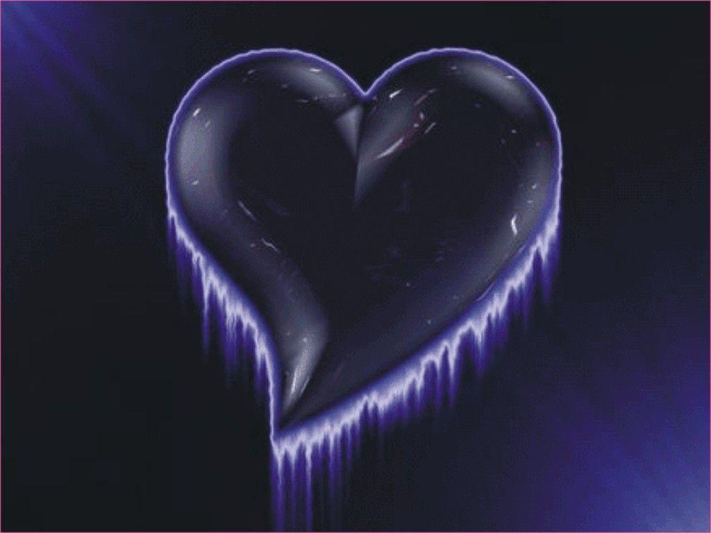 1024x768 water heart
