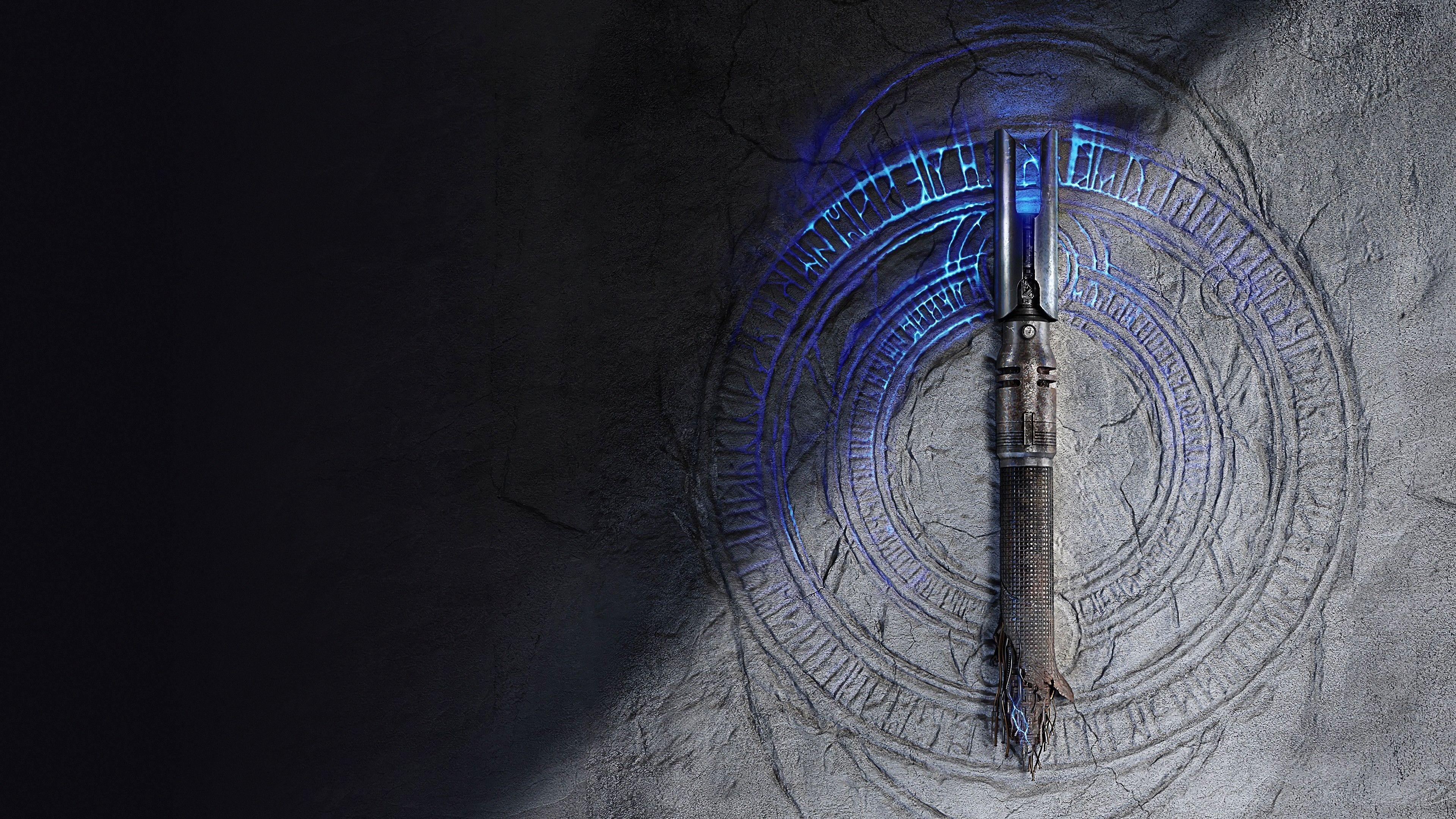 3840x2160 Star Wars Jedi Fallen Order Lightsaber 4K Wallpaper