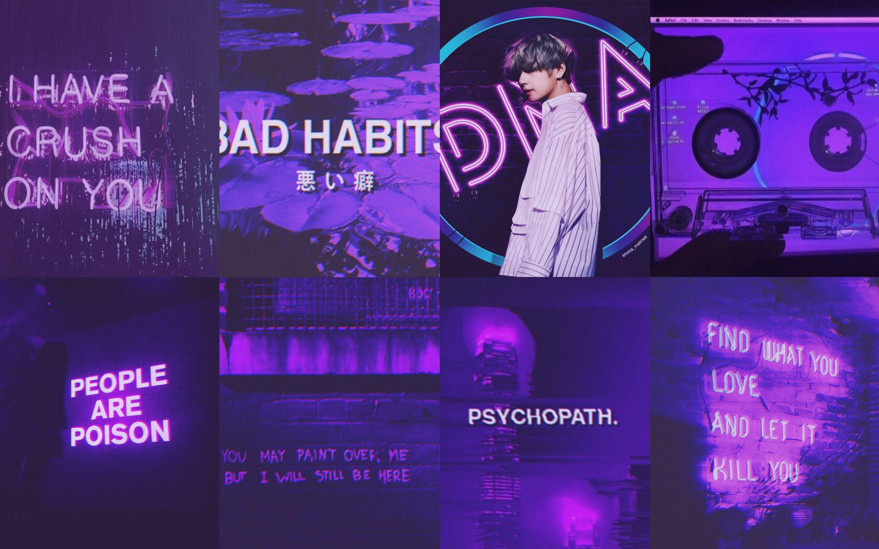 Featured image of post Aesthetic Wallpaper Purple Pastel Bts / You can also upload and share your favorite bts army wallpapers.