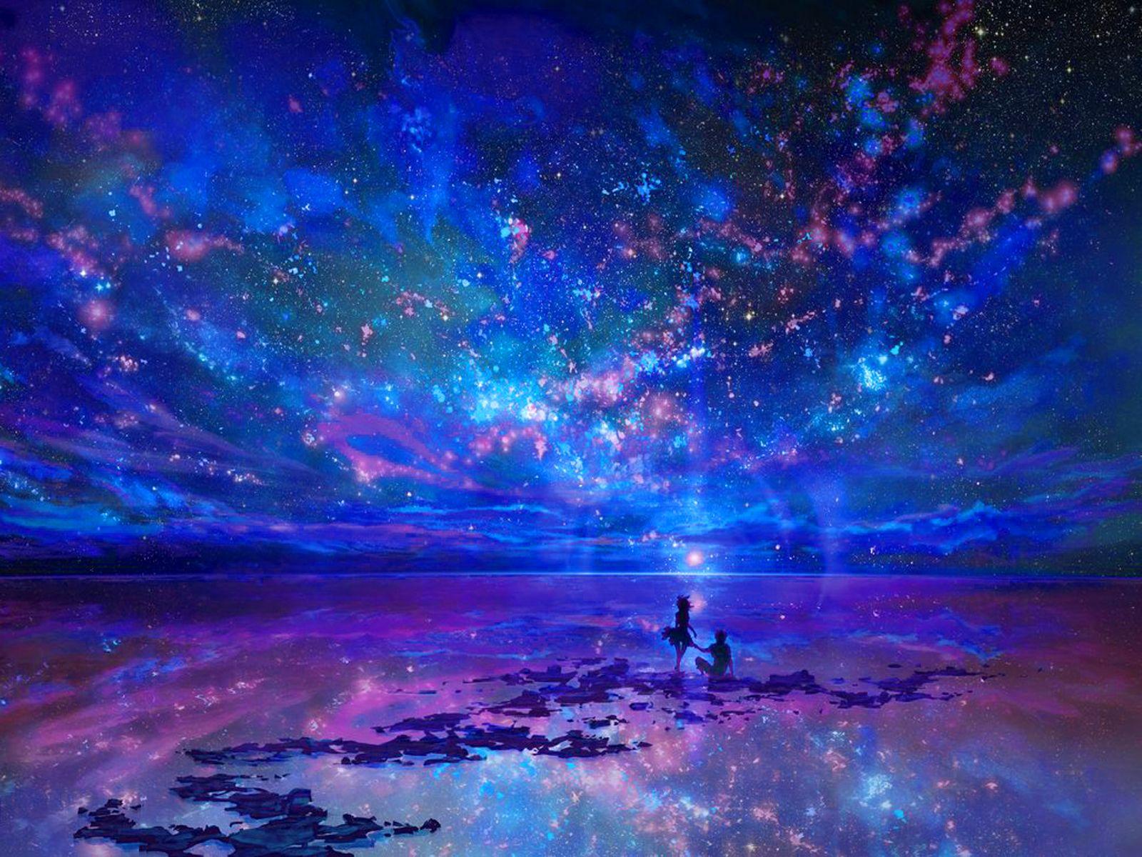 1600x1200 Free Anime Fantasy Landscape Wallpaper 1080p at Cool Monodomo