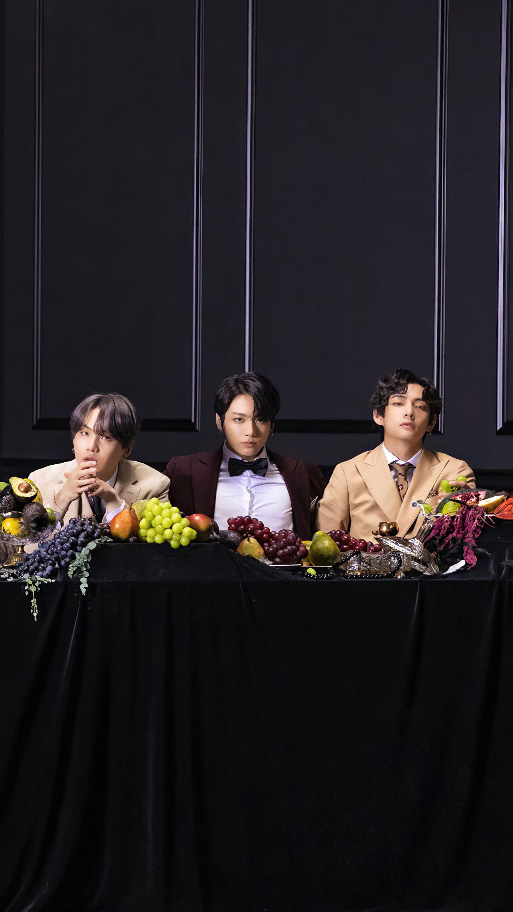 2160x3840 BTS, All Members, Map of the Soul Group, Photo, 4K