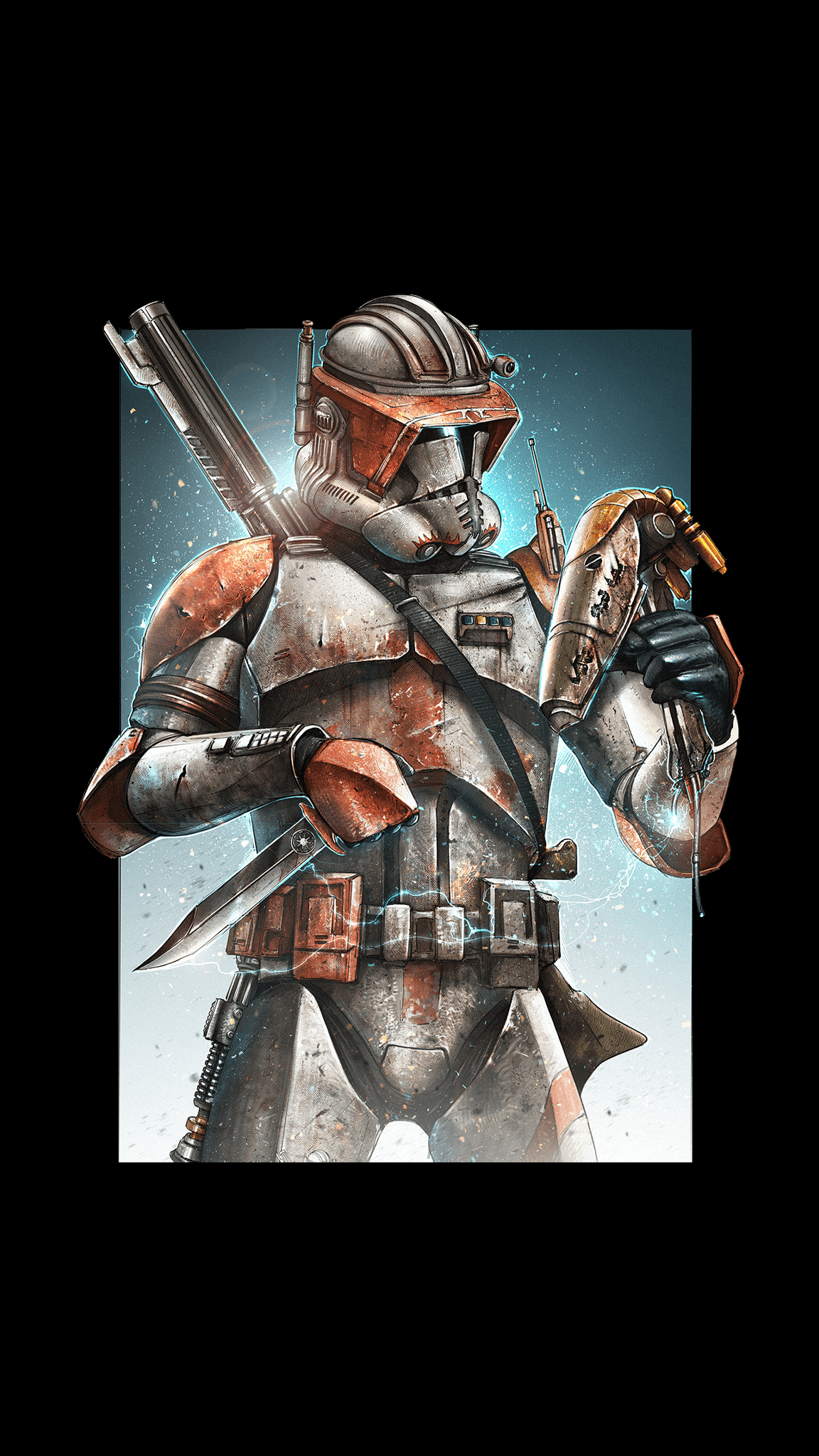 1152x2048 The Mandalorian phone wallpaper