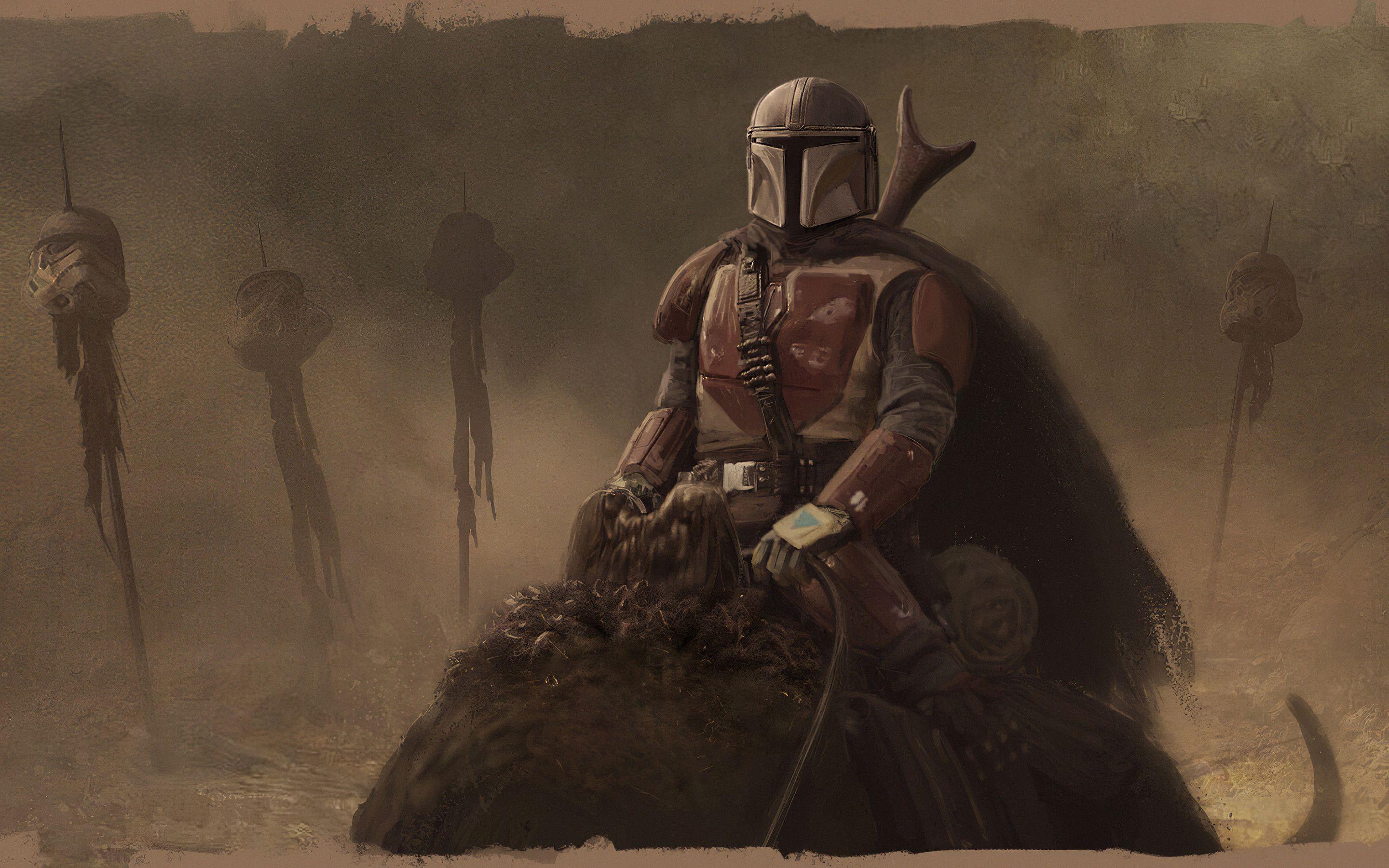 2880x1800 The Mandalorian 2019 4kart Macbook Pro Retina HD 4k