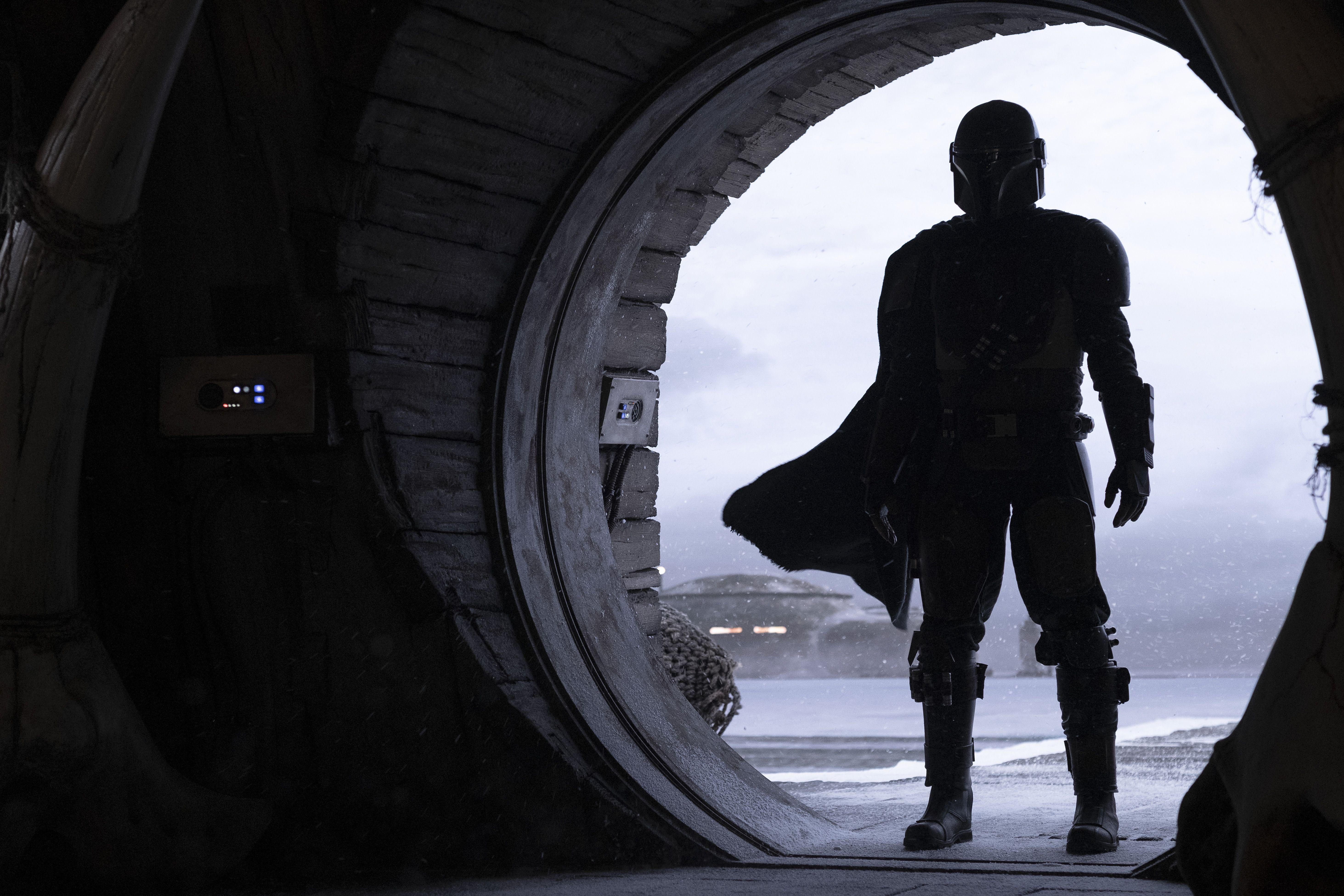 5852x3901 4K Wallpaper The Mandalorian, 5K, Black Dark