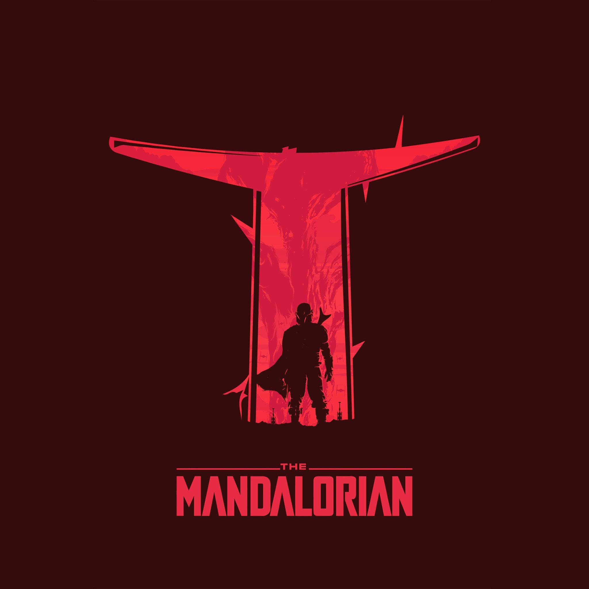 2048x2048 The Mandalorian 2019 Art 4k iPad Air HD 4k Wallpaper