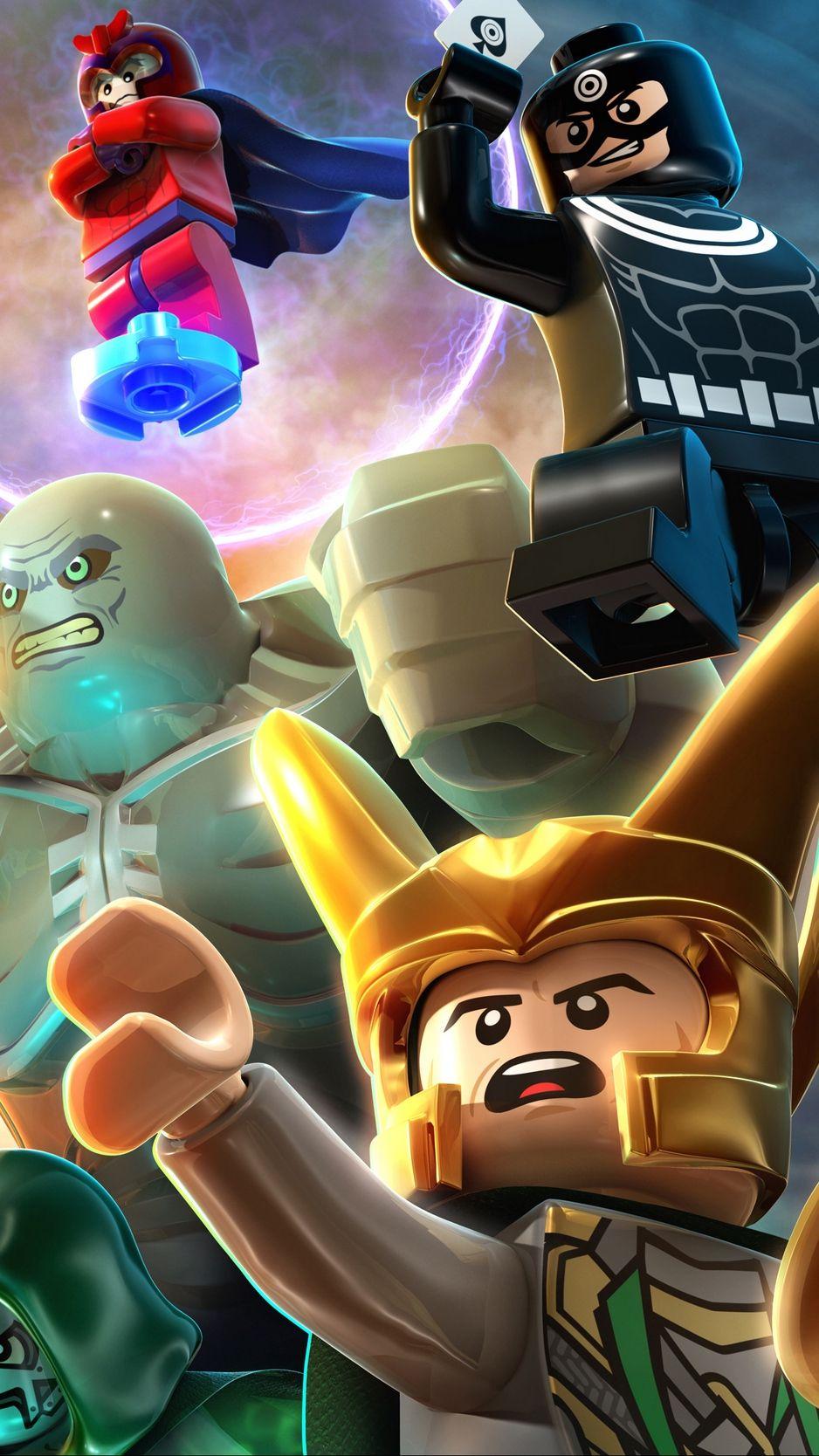 938x1668 Download wallpaper 938x1668 lego marvel super heroes, lego, super