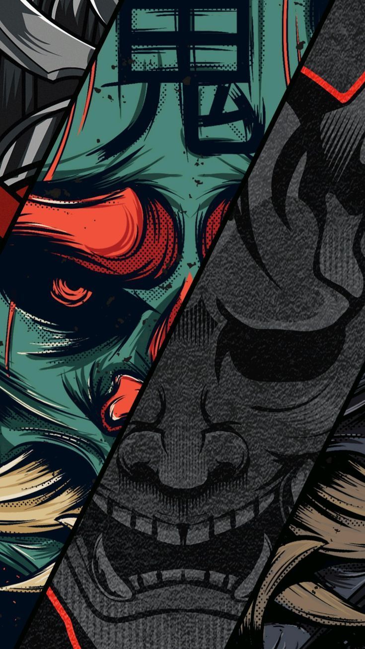 735x1308 japan#devil#samurai#onimusha