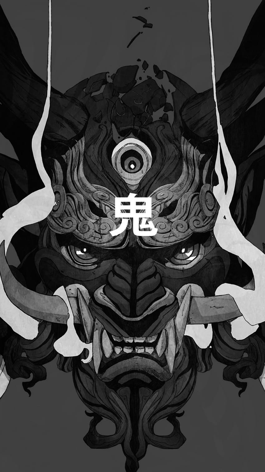 850x1512 Japanese Demon Oni, oni demon HD phone wallpaper