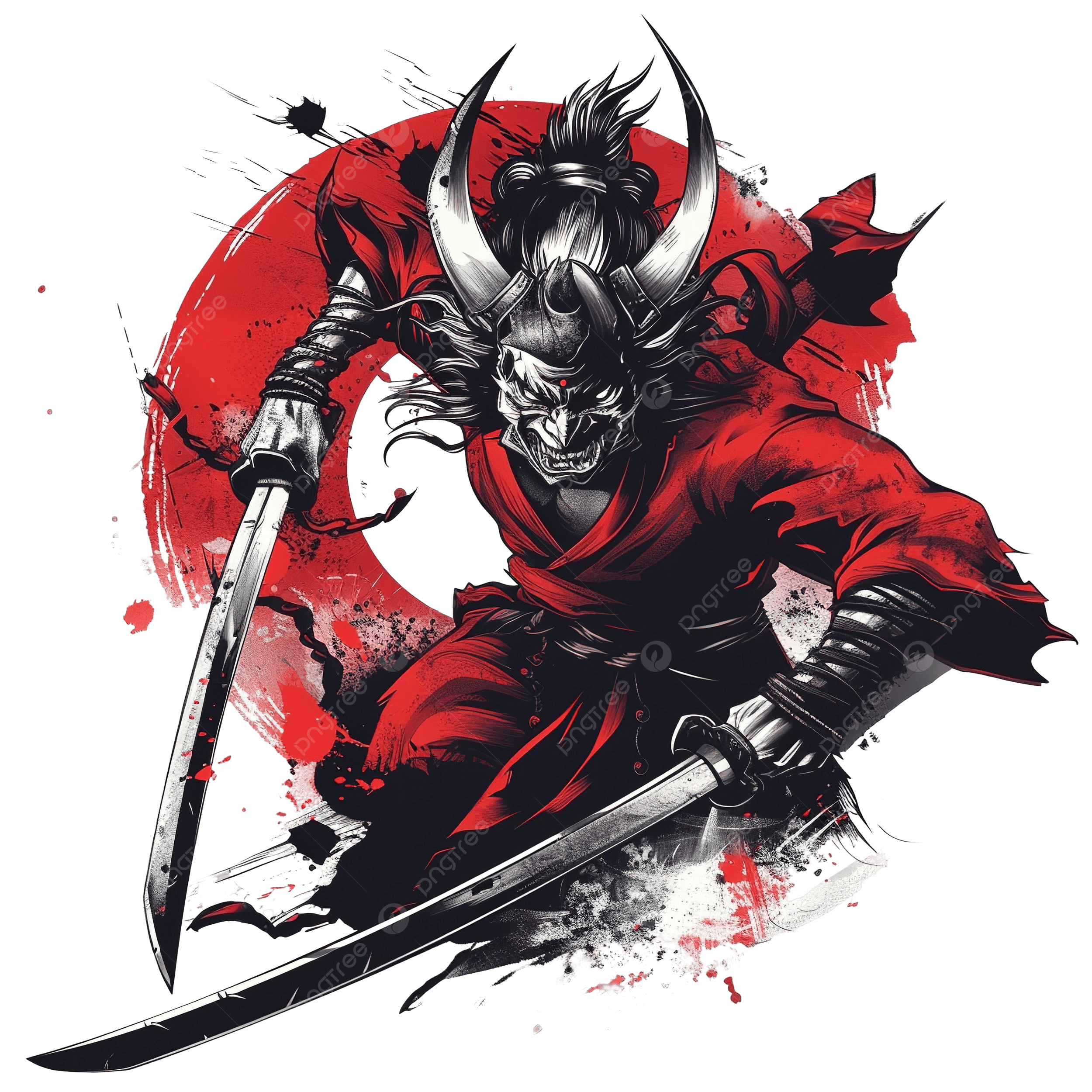 2500x2500 Japanese Demon Oni With Katana, Japanese, Japan, Tokyo PNG Transparent Image and Clipart for Free Download