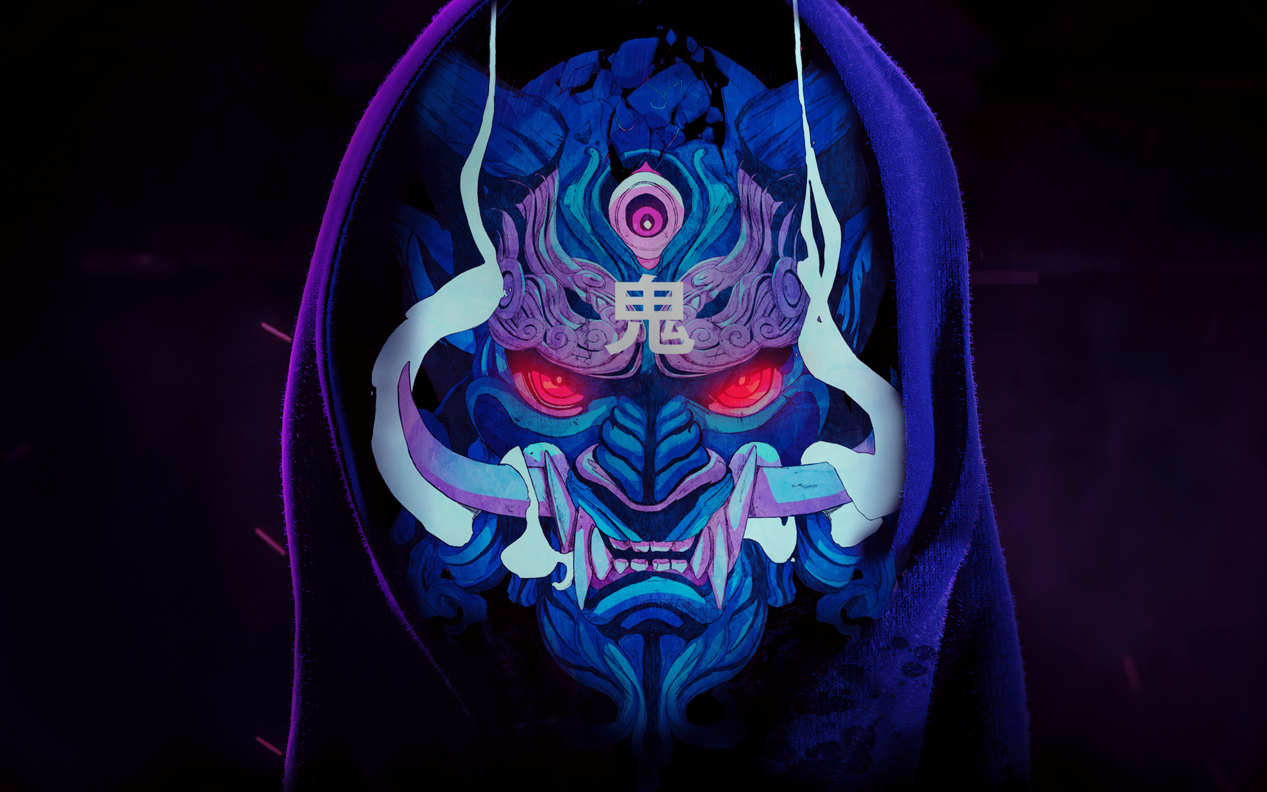 2560x1600 Devil Mask Wallpaper