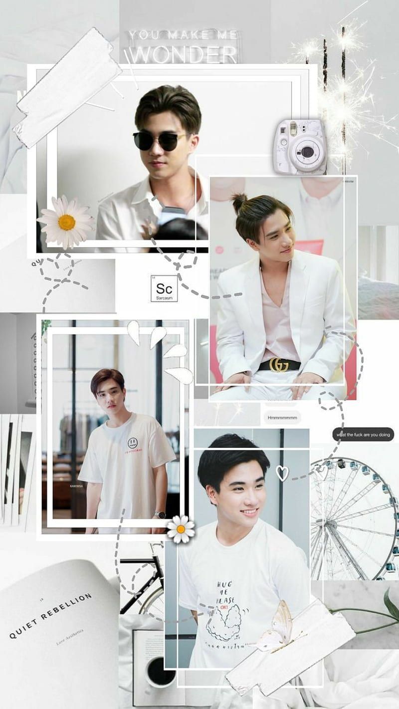 800x1421 Perth thanapon, bl world, cute, line tv, thai, white, HD phone wallpaper