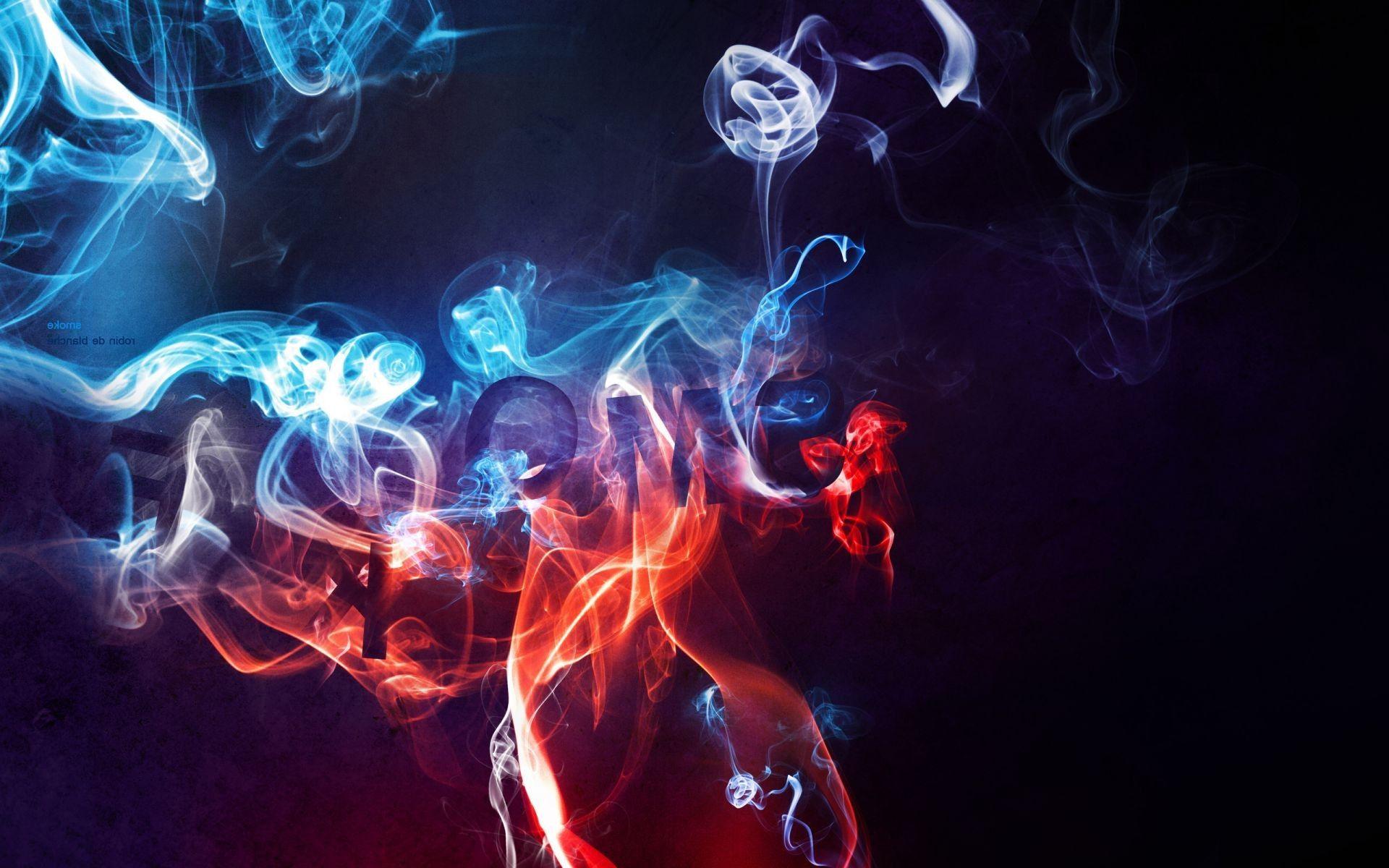 1920x1200 Smoke Dark smoke red blue background pairs