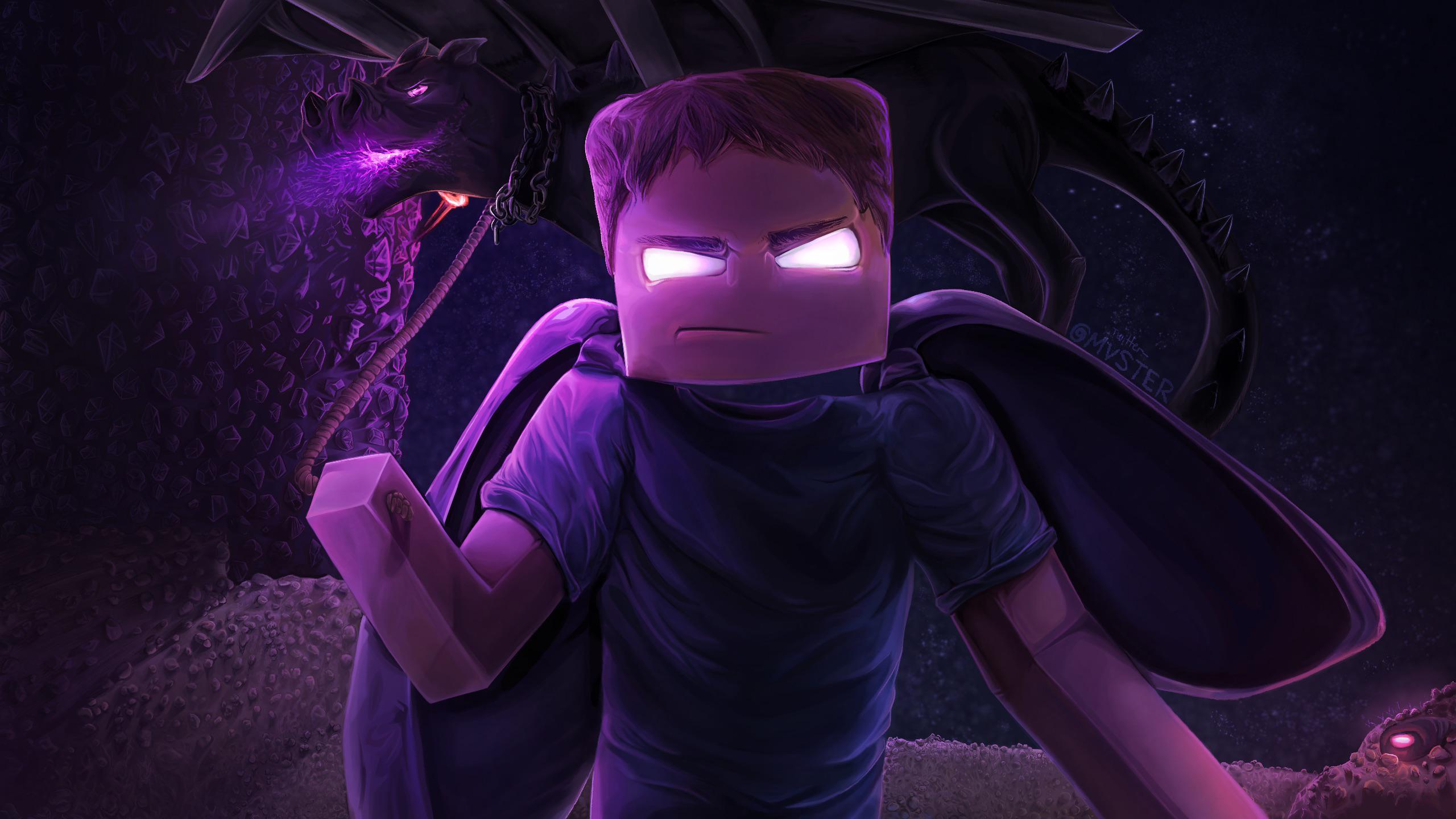 2560x1440 A minecraft desktop wallpaper