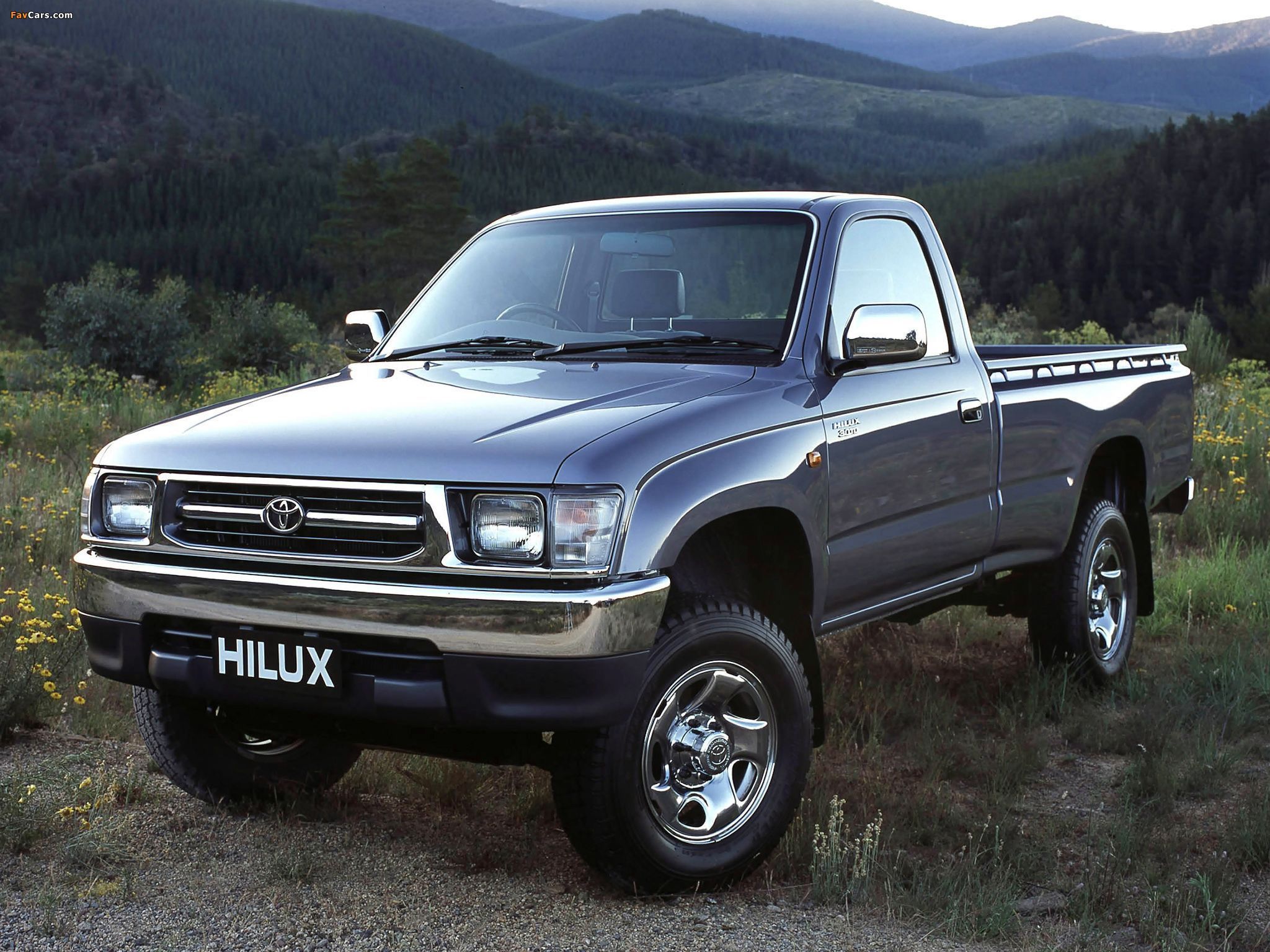 2048x1536 Toyota Hilux Single Cab AU Spec 1997–2001 Wallpaper (2048x1536)