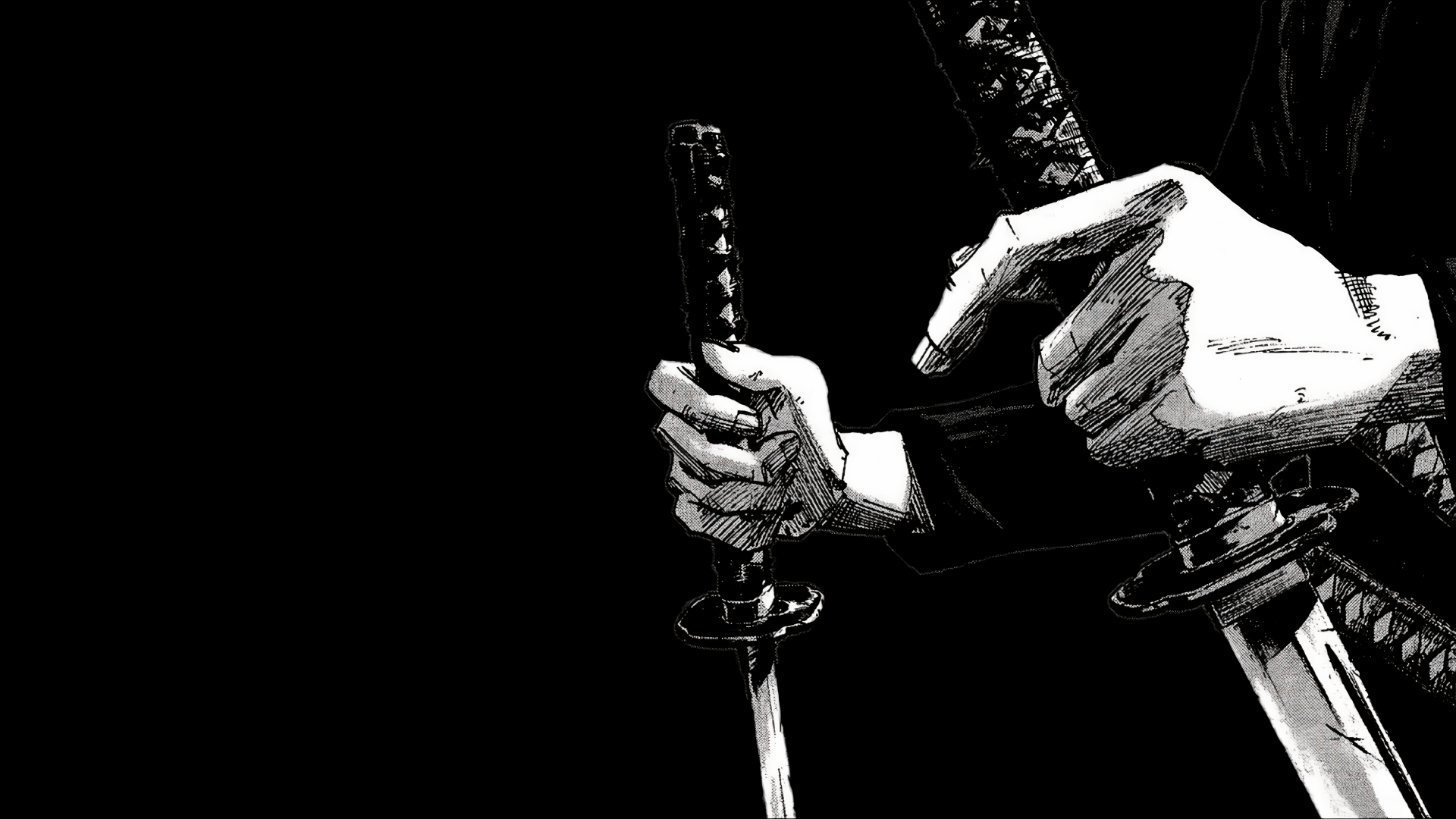 1920x1080 4K Ultra HD Vagabond Manga Katana Clash