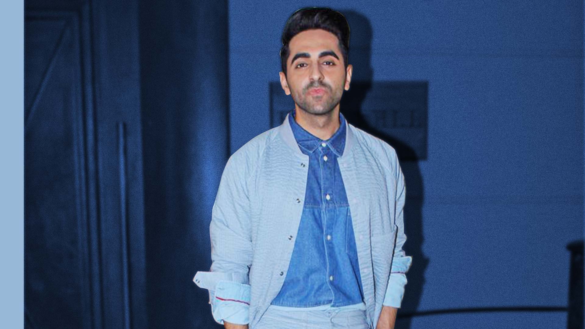 1920x1080 Ayushmann Khurrana bomber jacket & blue trousers that are is an