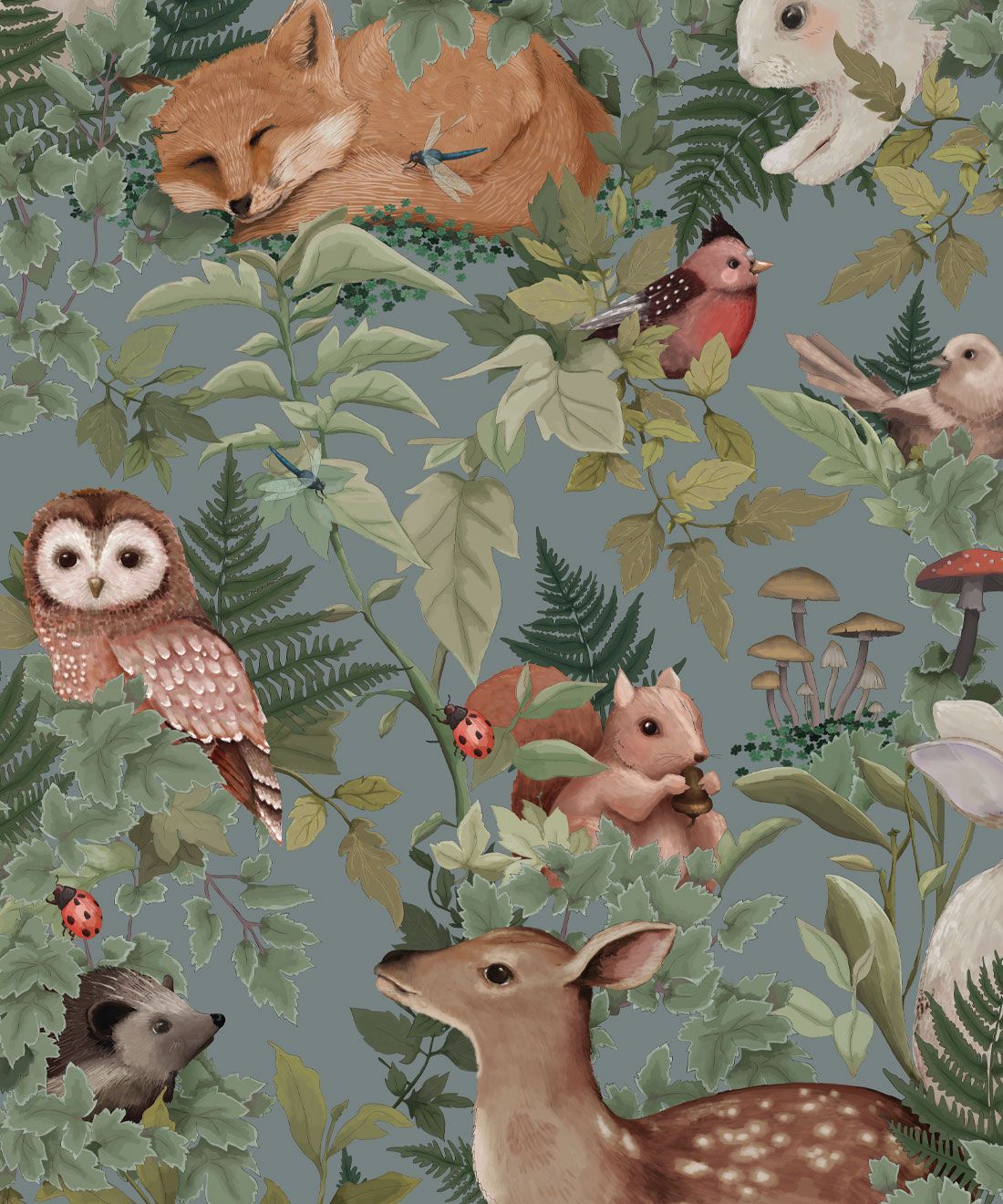 1100x1320 In The Woods Wallpaper / Chateau / Double Roll