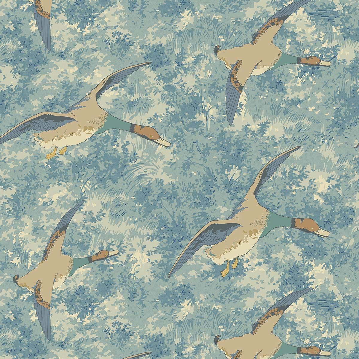 1200x1200 Forest Ducks Wallpaper
