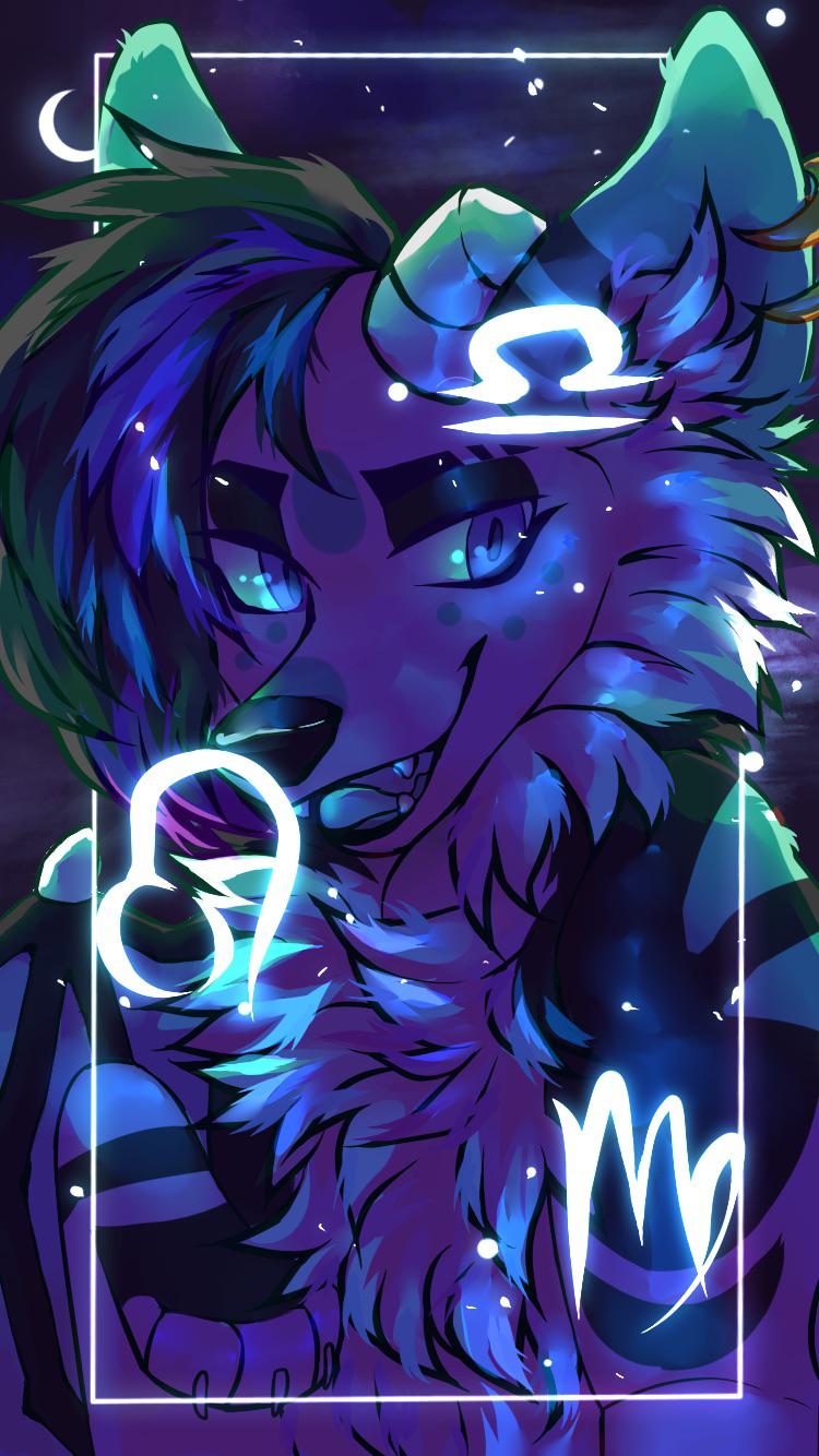 750x1334 Phone background art trade, doing bust comms like these for 20!!
