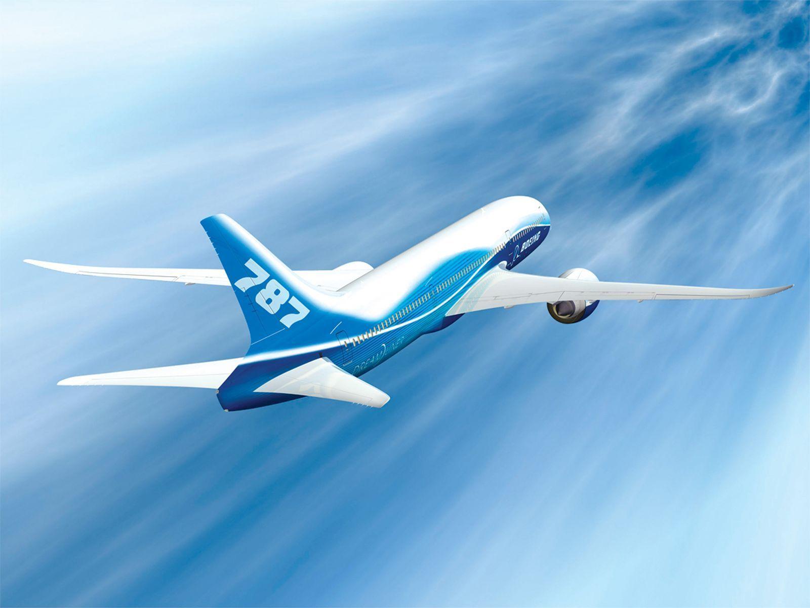 1600x1200 Dreamliner with 7E7 concept shark fin vertical stabilizer