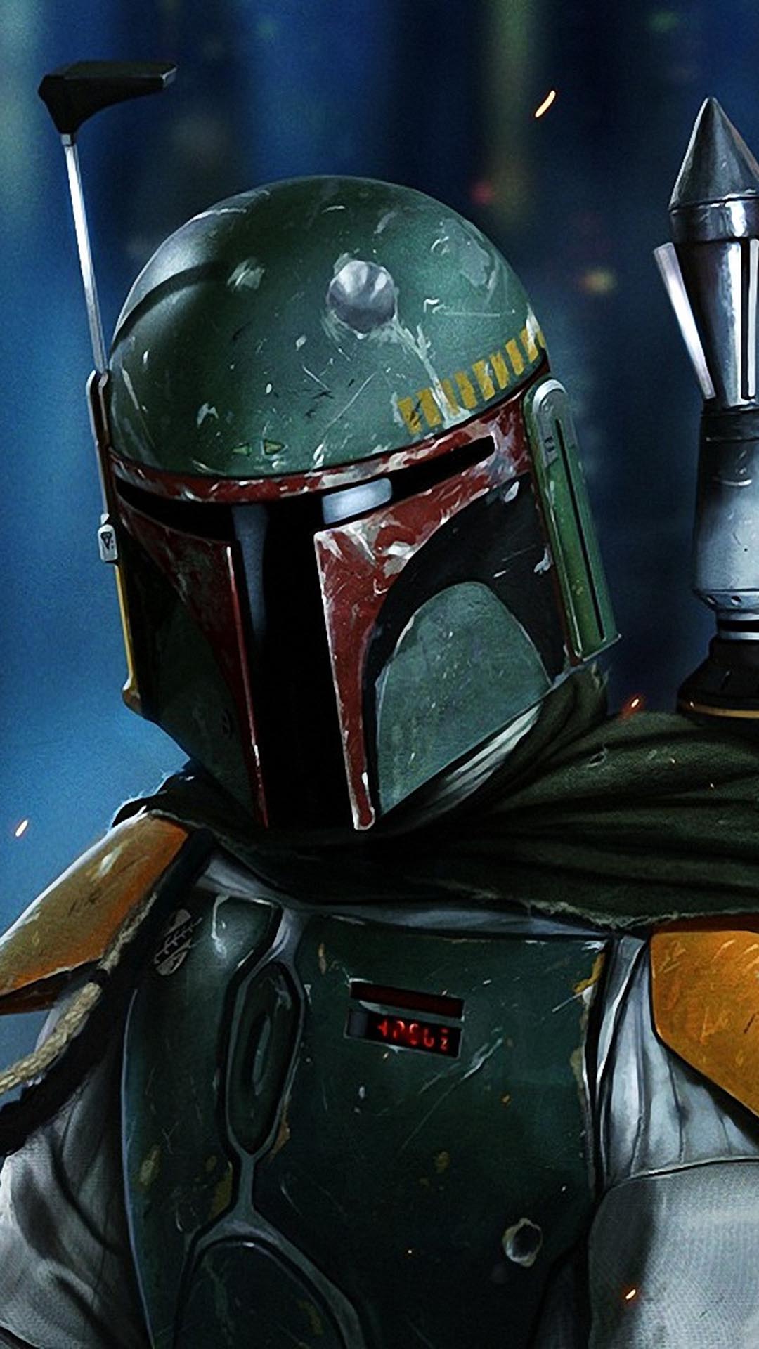 1080x1920 Boba Fett htc one wallpaper