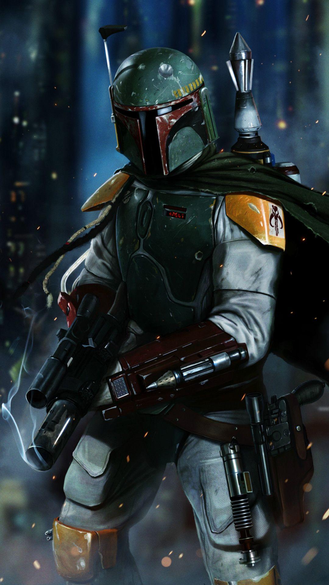 1080x1920 Boba Fett iPhone Wallpaper