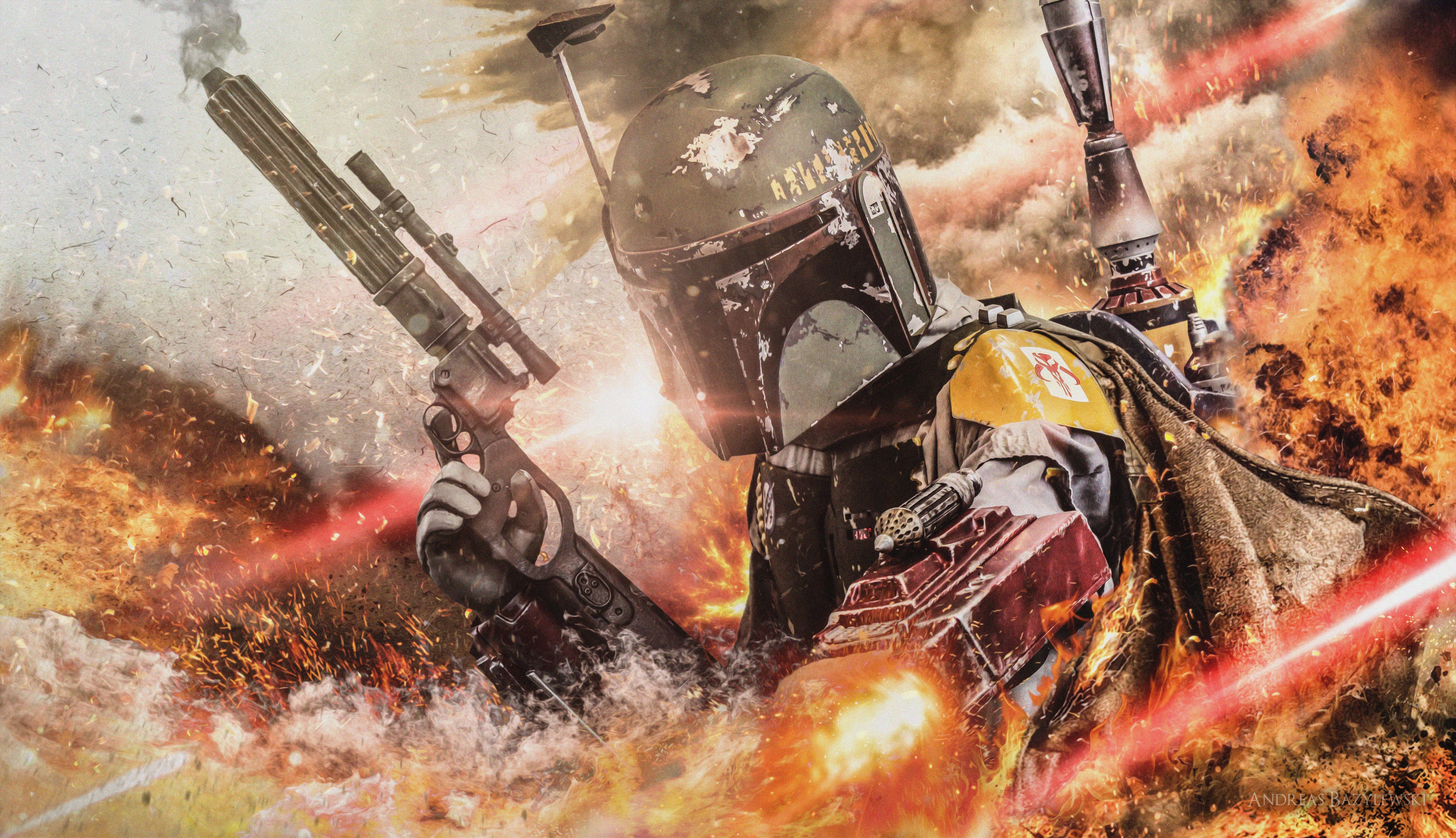 7512x4322 Zendha: Boba Fett Wallpaper 4k