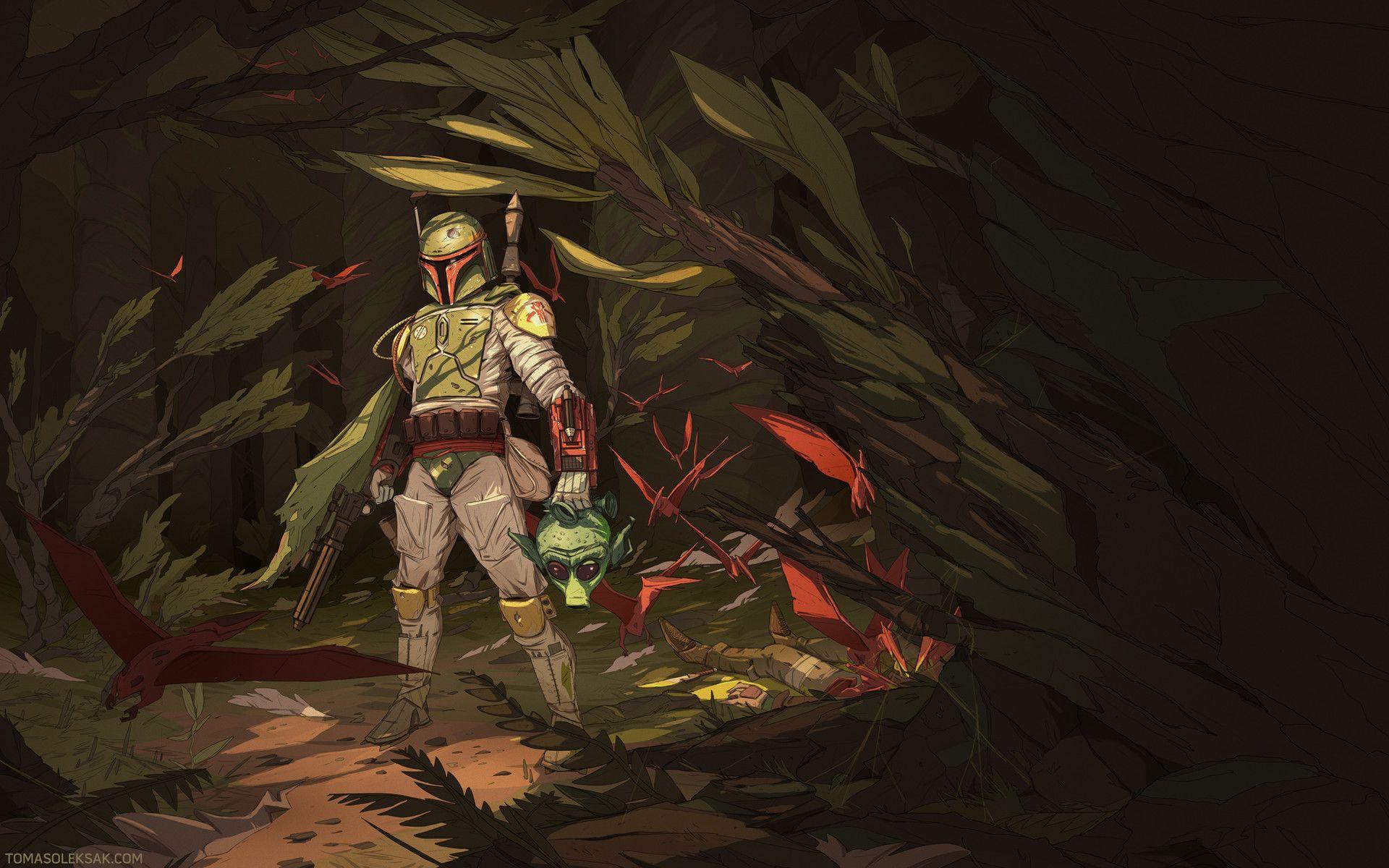 1920x1200 Boba Fett Art Wallpaper, HD Movies 4K Wallpaper, Image, Photo
