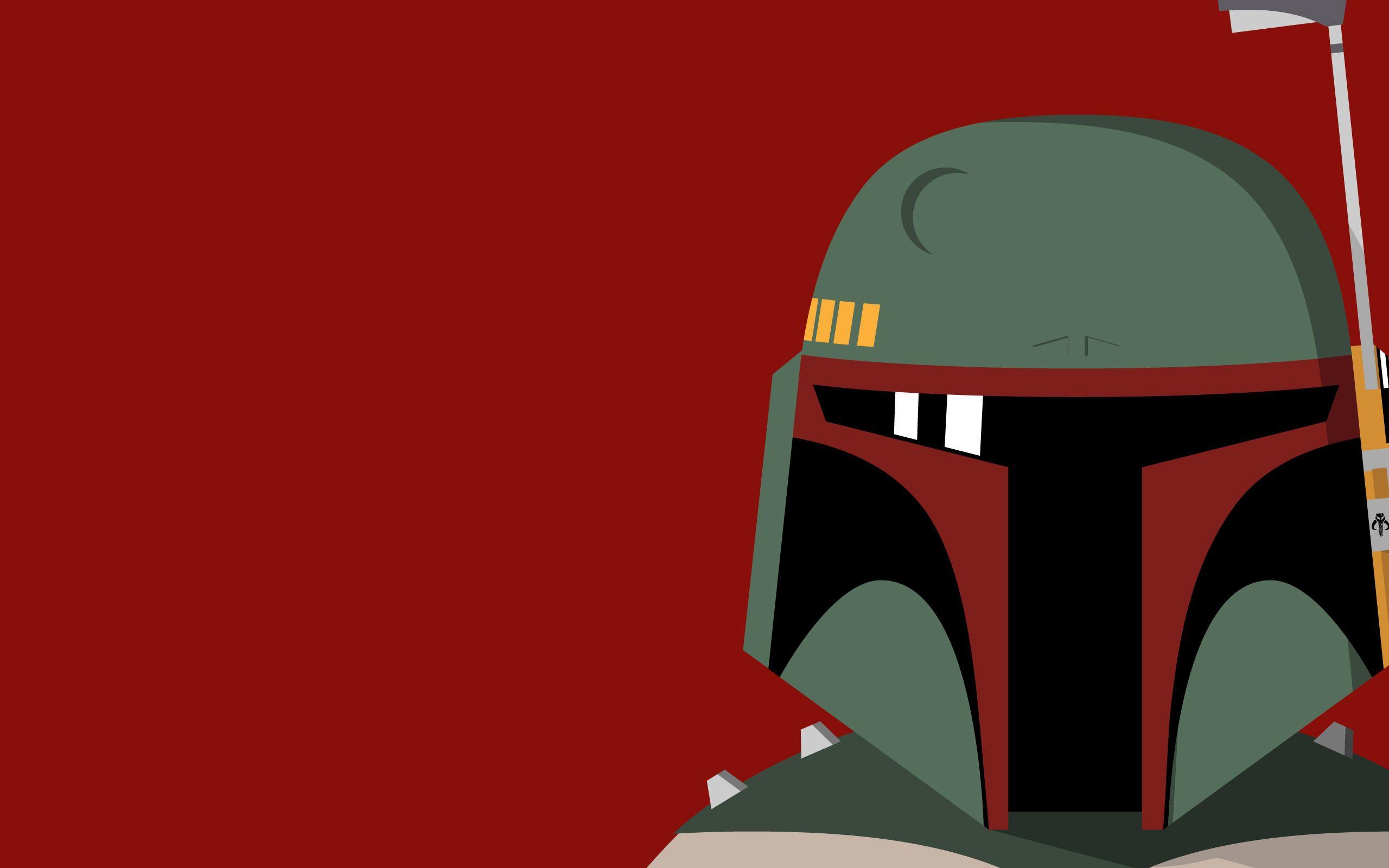 2560x1600 Star Wars, Boba Fett, Minimalism Wallpaper HD / Desktop