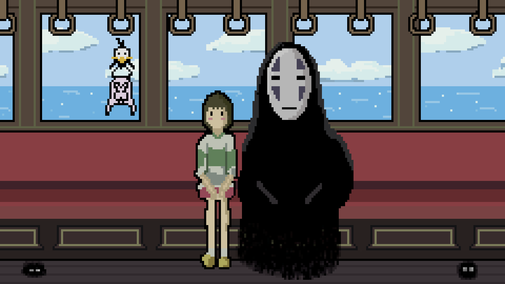 1920x1080 Pixel art Chihiro