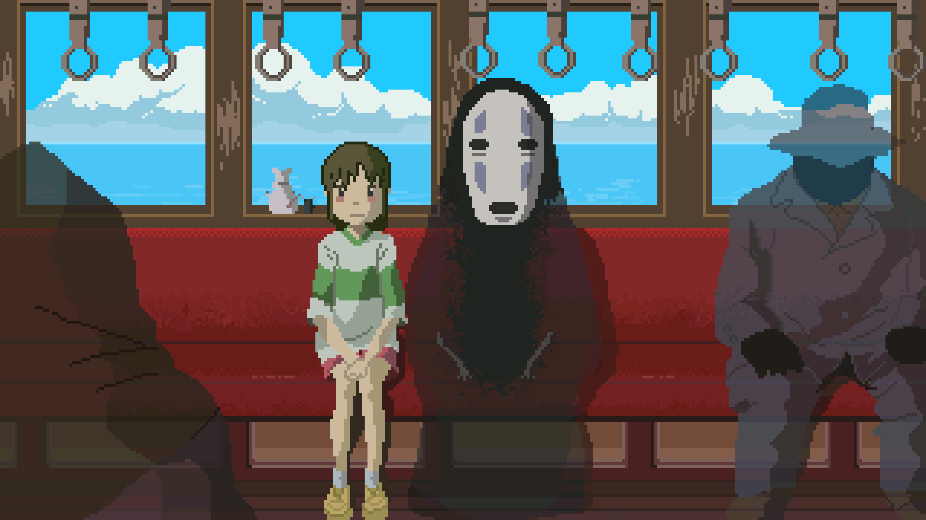 3200x1800 Download No Face (Spirited Away) Chihiro (Spirited Away) Anime Spirited Away Gif