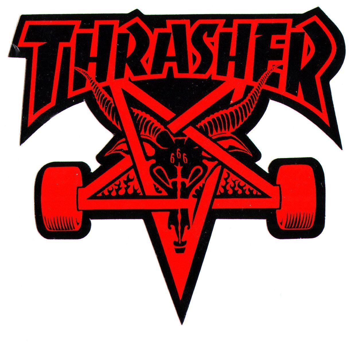 1248x1248 Thrasher Magazine Skate Goat Pentagram Skateboard