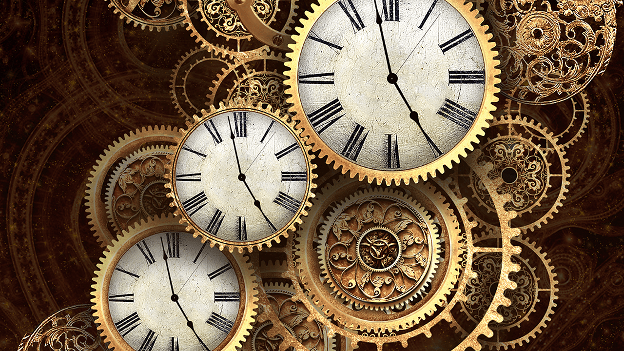 1280x720 Gold clock live wallpaper PRO on Amazon Appstore