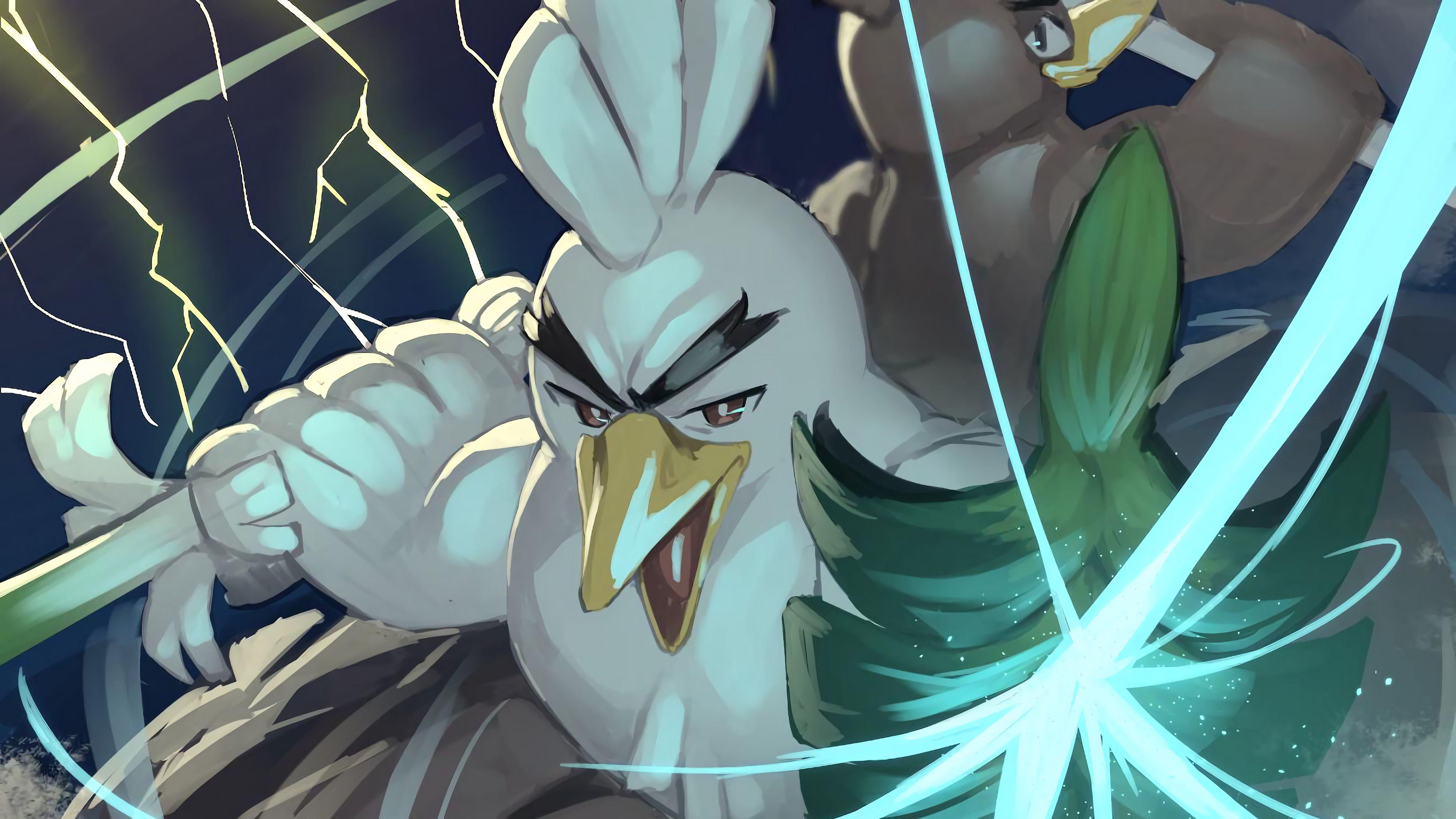 3840x2160 Sirfetch'd from Pokemon Sword and Shield Anime Wallpaper 4k Ultra