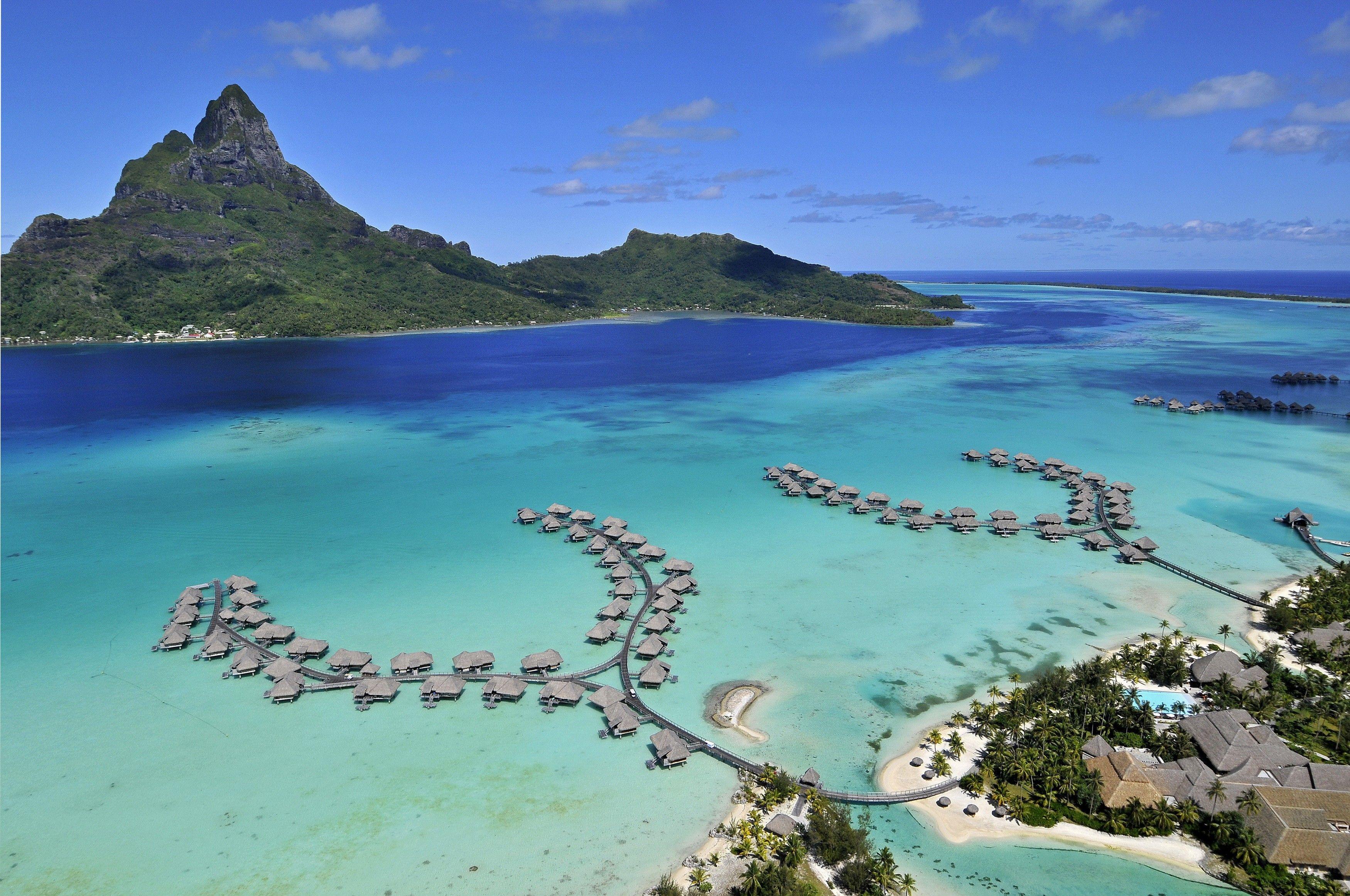 3500x2325 vacation, French Polynesia, aerial, The Island, hotels, travel, Bora
