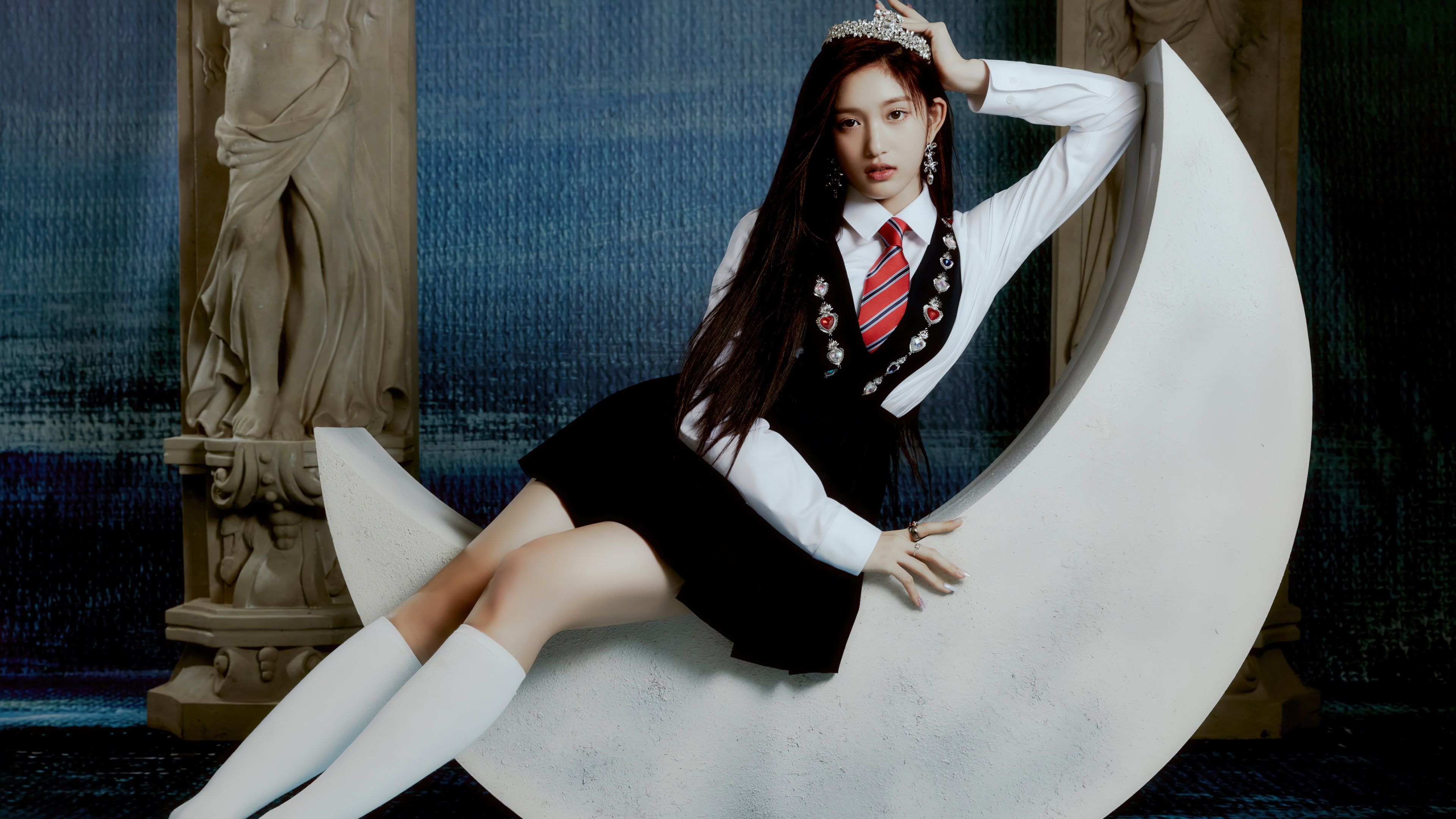 3840x2160 ive, 아이브, kpop, love dive, leeseo, 4k, HD Wallpaper