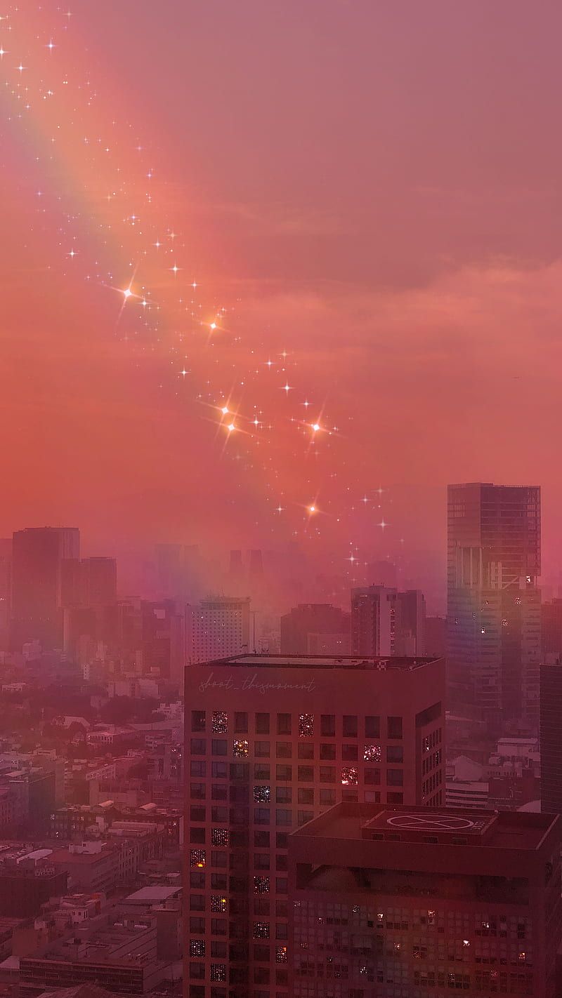 800x1422 HD city vibes synthwave wallpaper