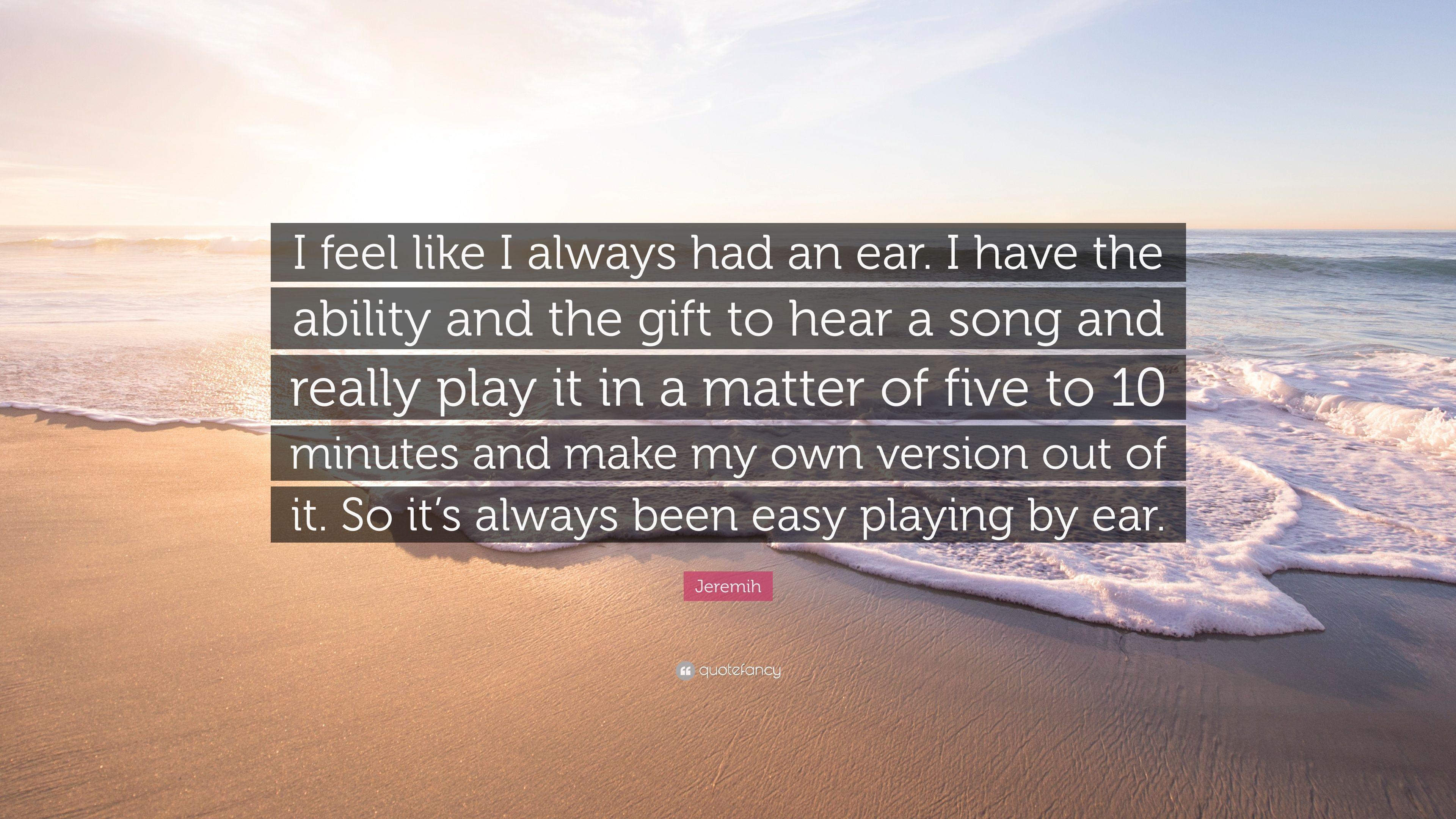 3840x2160 Jeremih Quote: “I feel like I always had an ear. I have